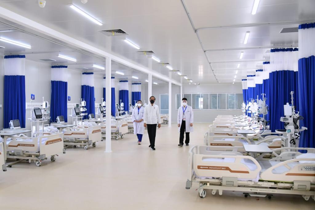 Presiden Jokowi Resmikan RS Modular Pertamina