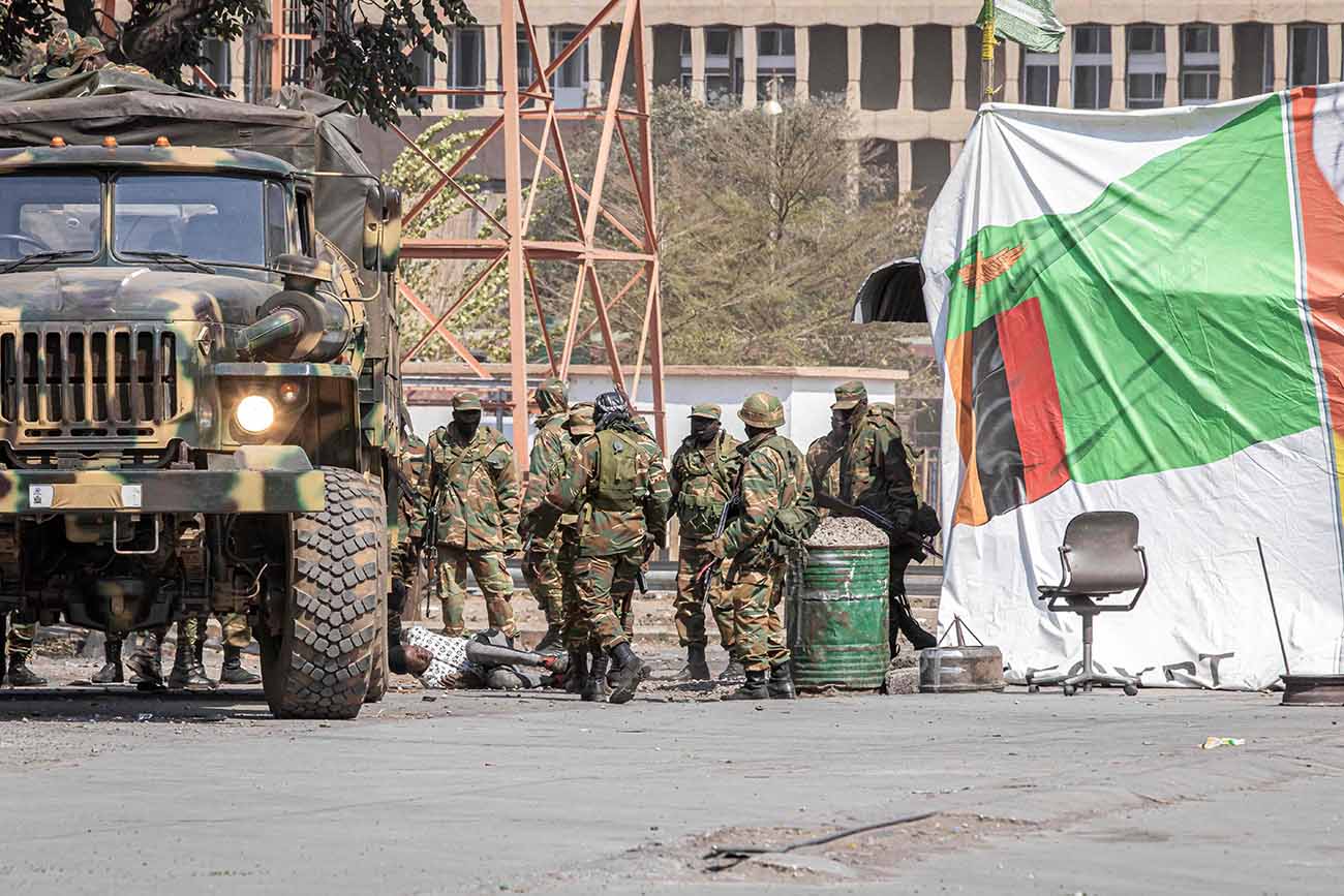 Pengamanan Zambia Seusai Pemilu