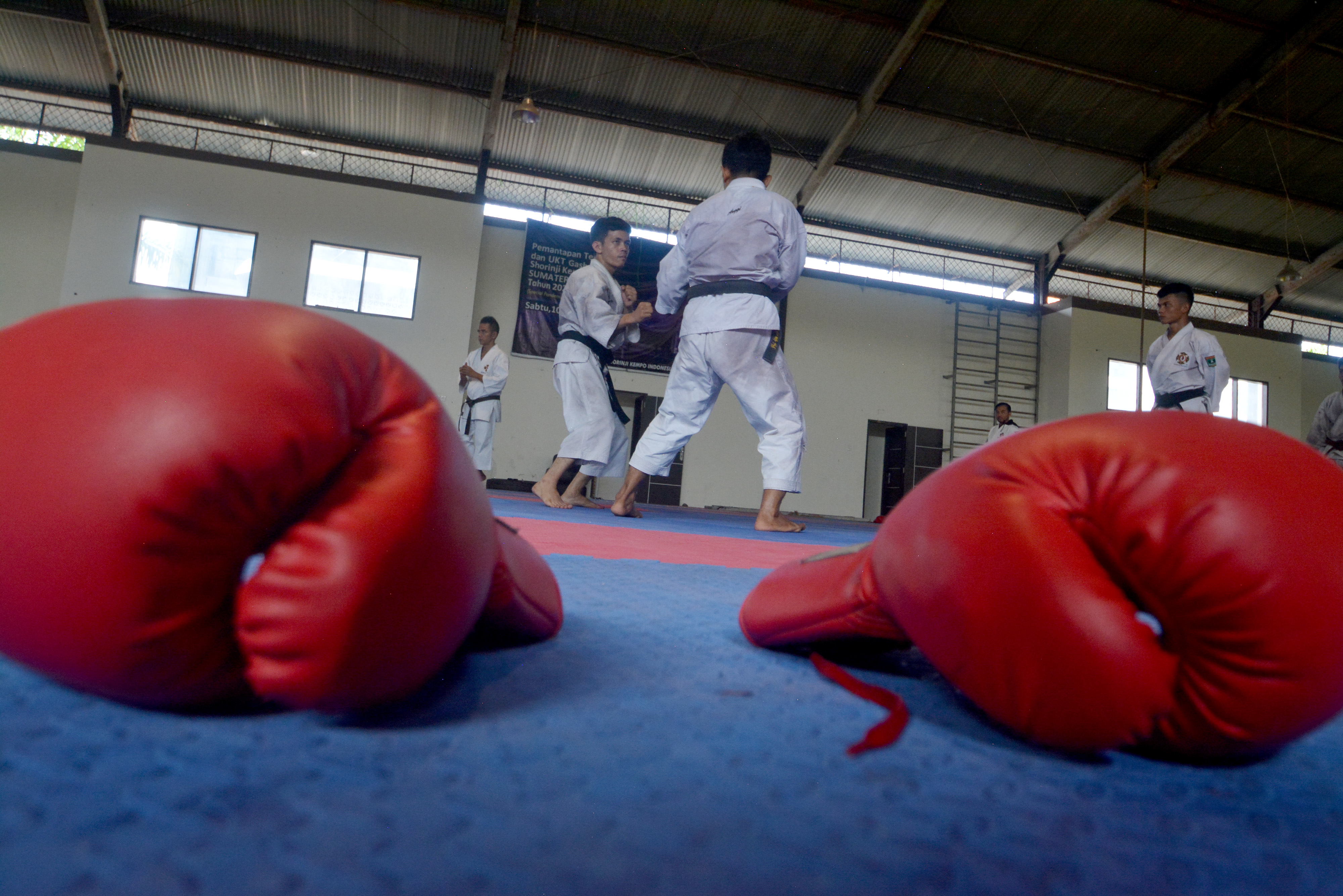Latihan Atlet Kempo Sumbar Jelang PON