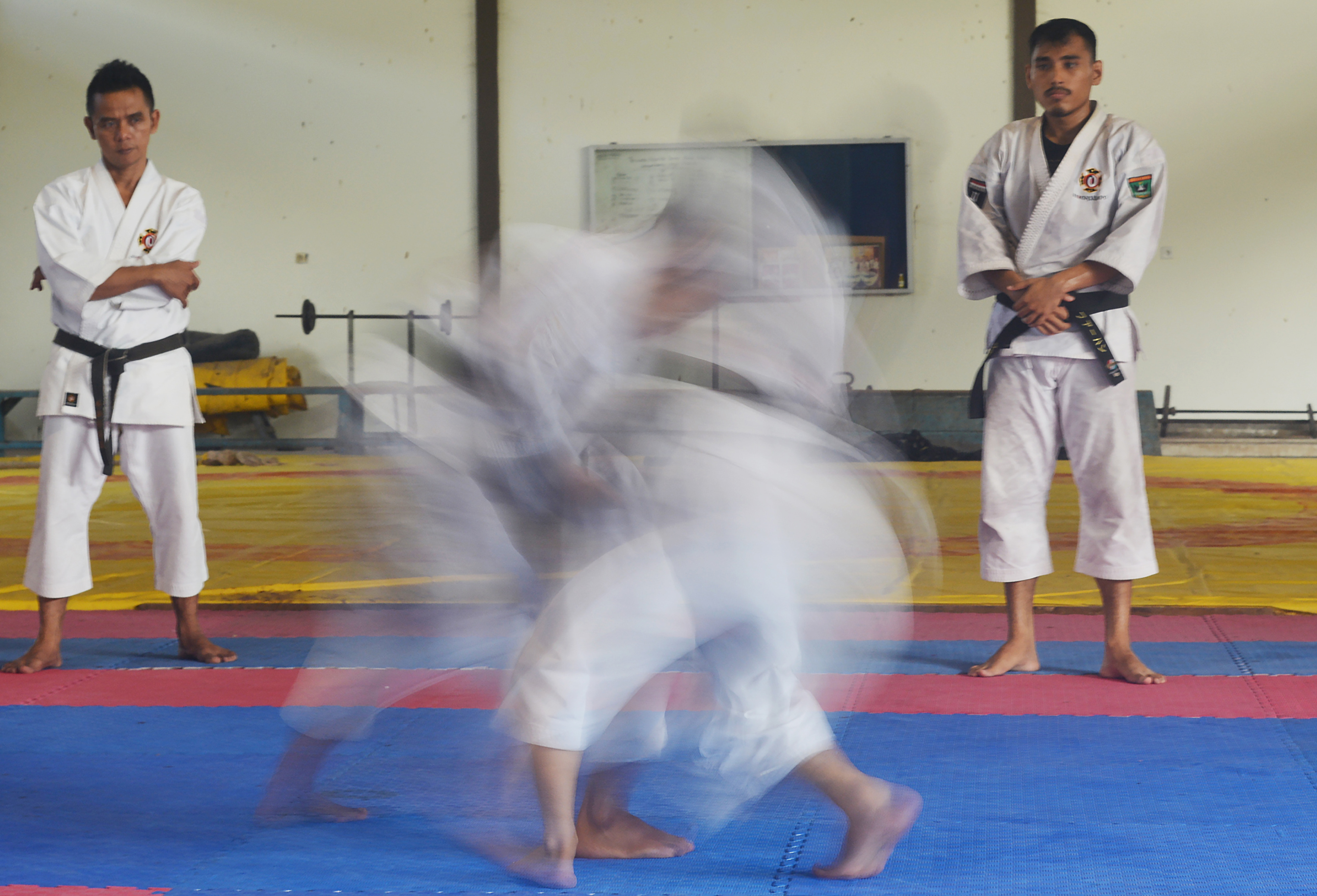 Latihan Atlet Kempo Sumbar Jelang PON