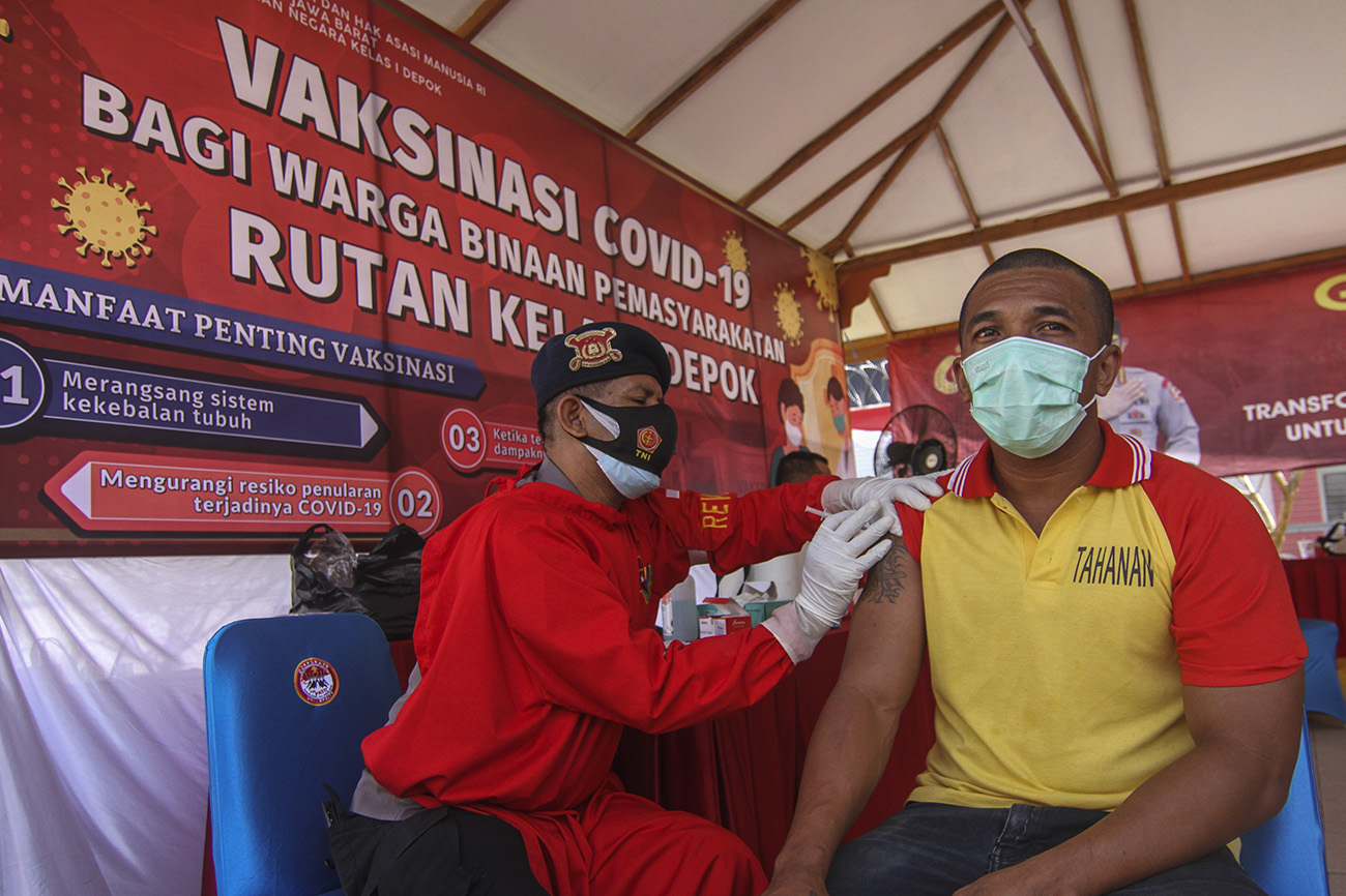 Vaksinasi Warga Binaan Pemasyarakatan