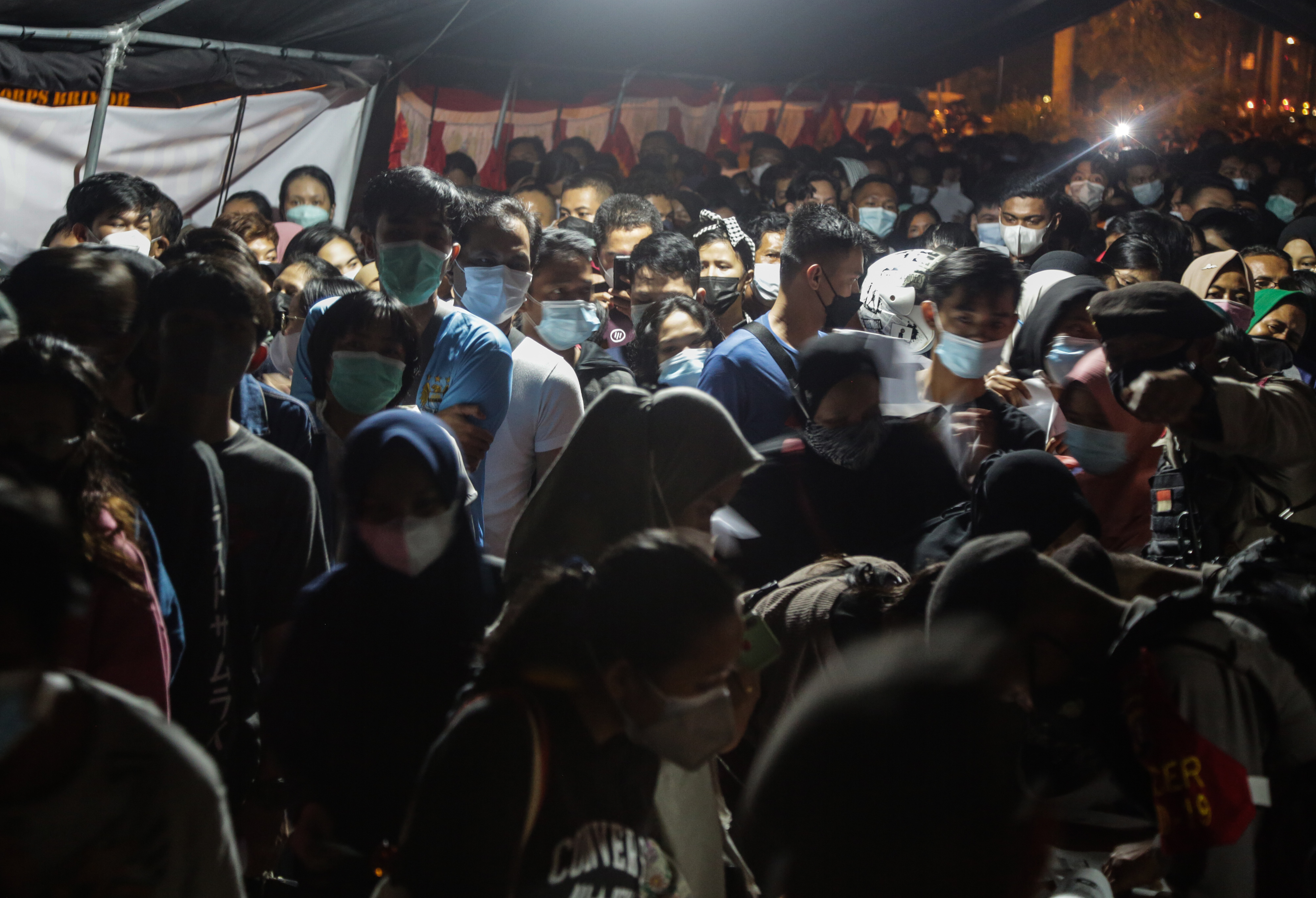 Antrean Pendaftaran Vaksin di Palangkaraya