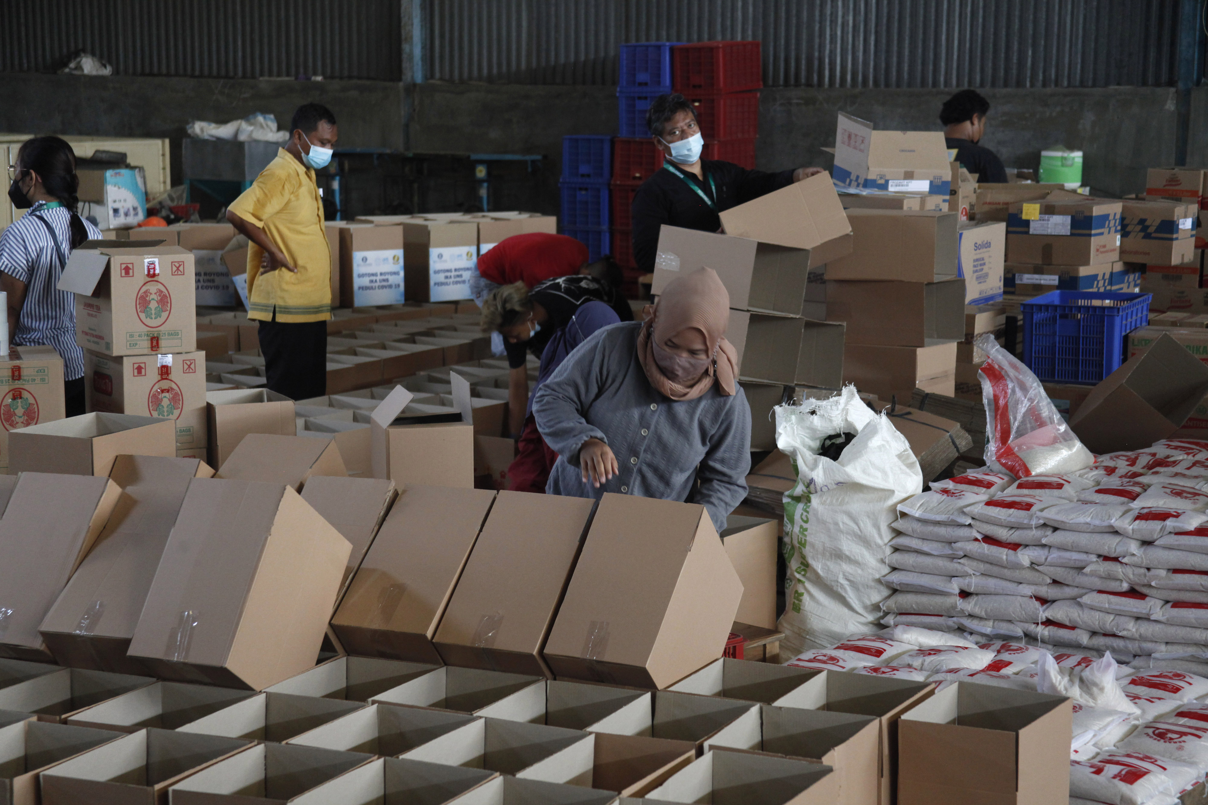 Distribusi Bantuan Sembako