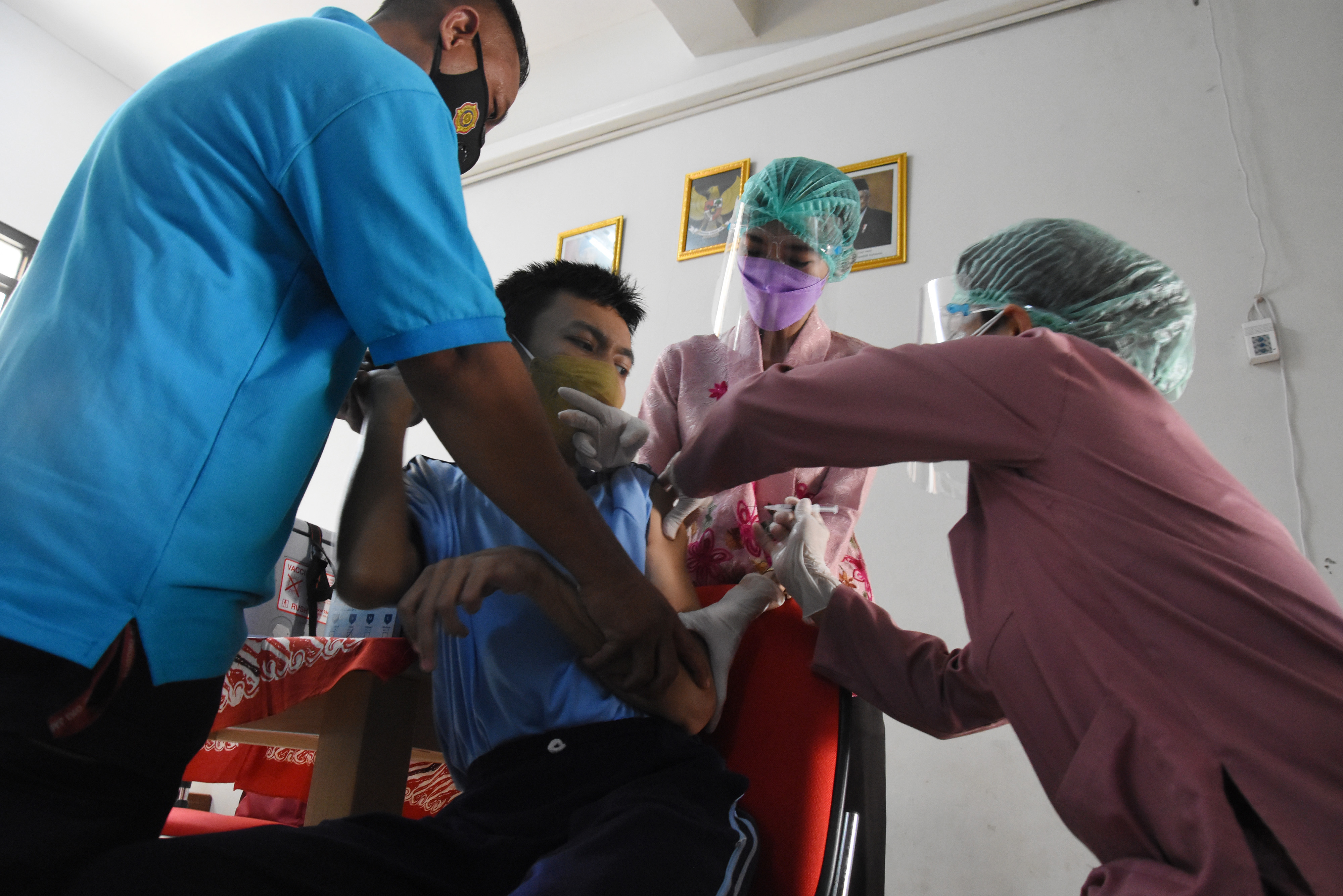 Vaksinasi Siswa Berkebutuhan Khusus