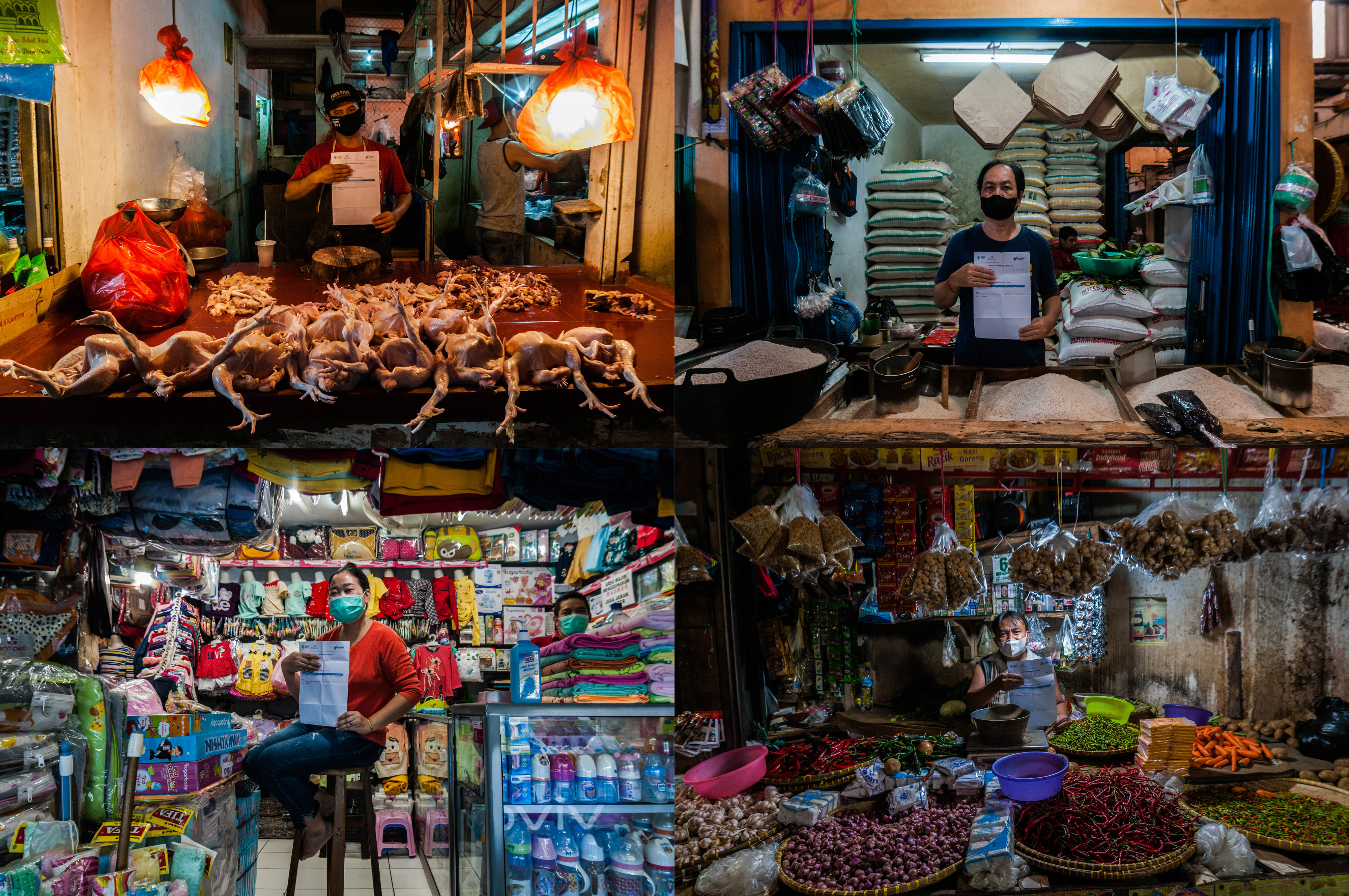 Pedagang Pasar Wajib Tunjukkan Sertifikat Vaksin Covid-19