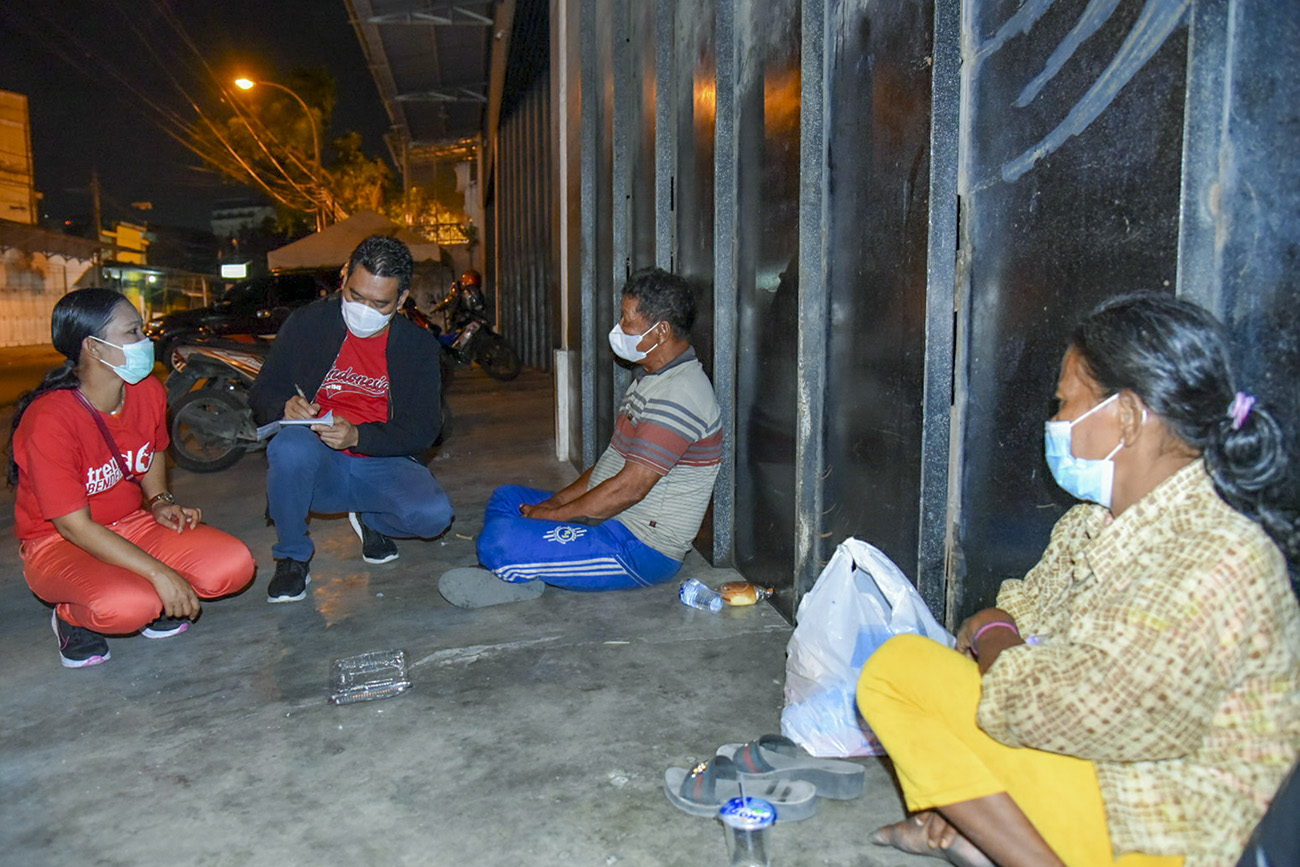 Pendataan Tunawisma Untuk Vaksinasi Covid-19