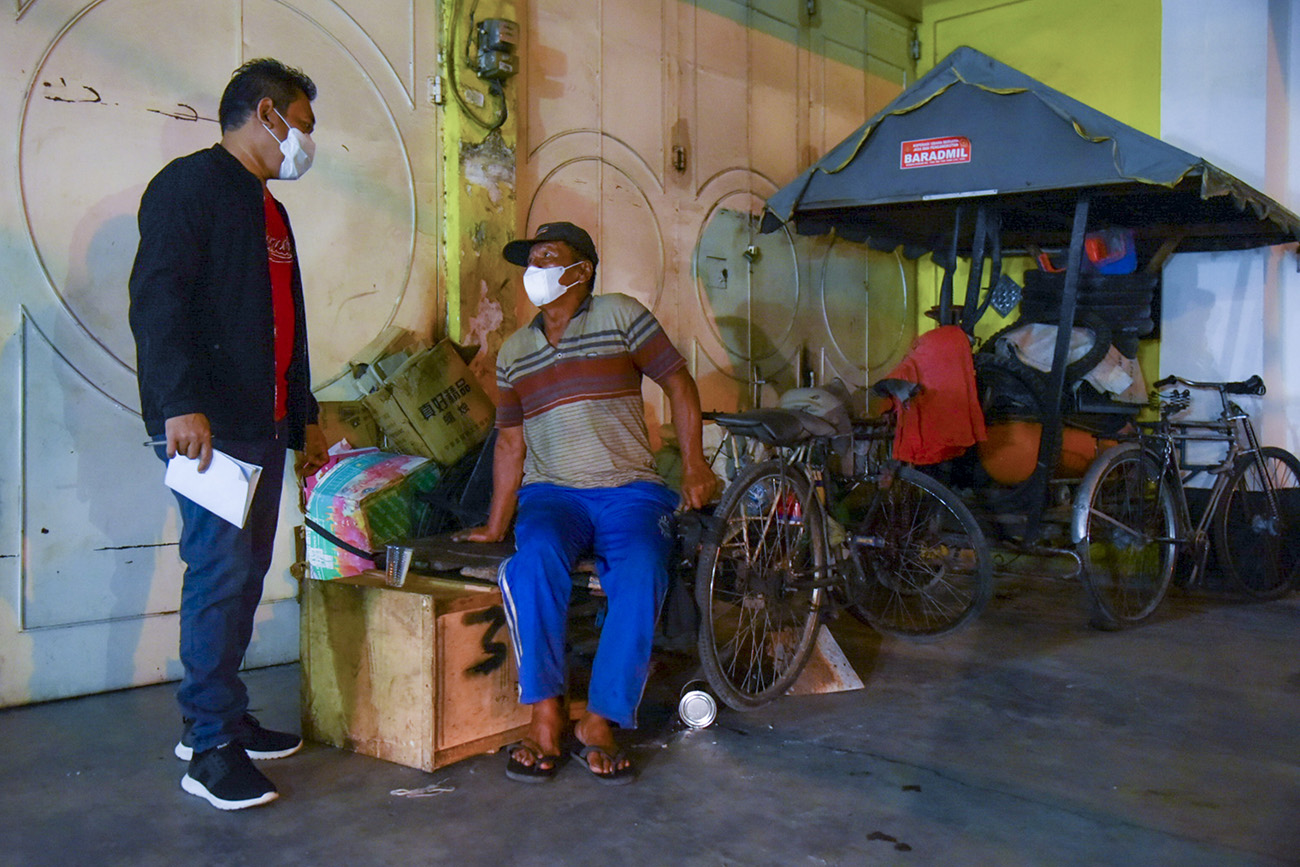 Pendataan Tunawisma Untuk Vaksinasi Covid-19