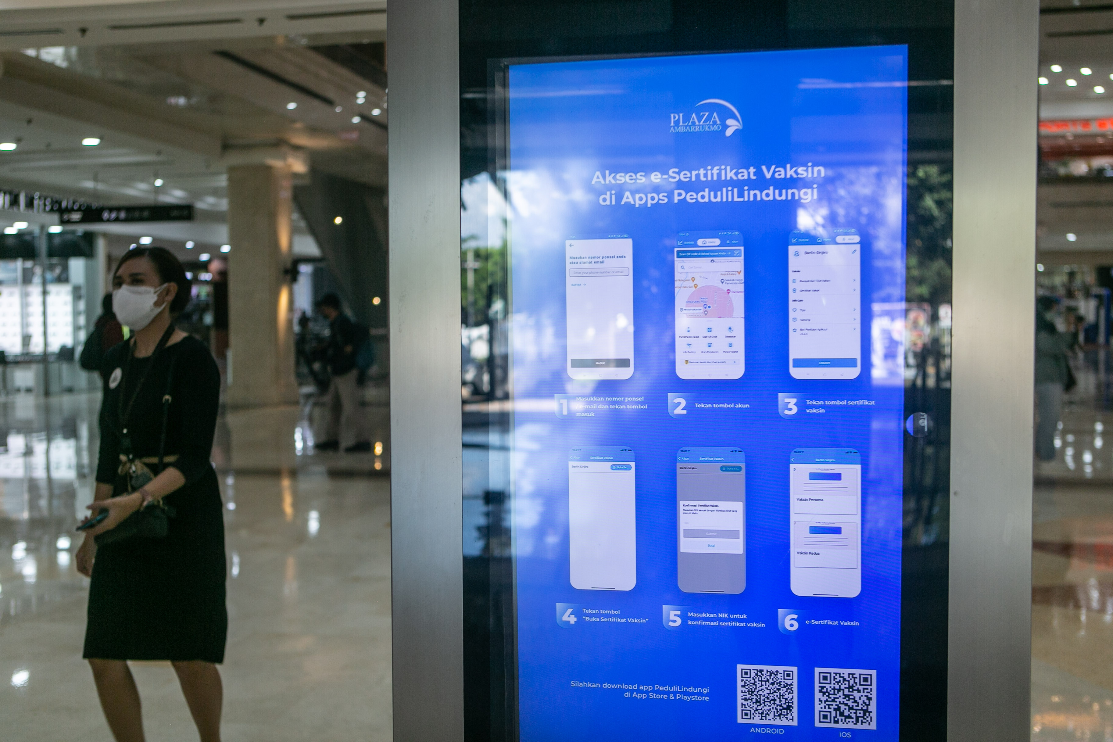 Ujicoba Pembukaan Pusat Perbelanjaan  saat PPKM di Yogyakarta