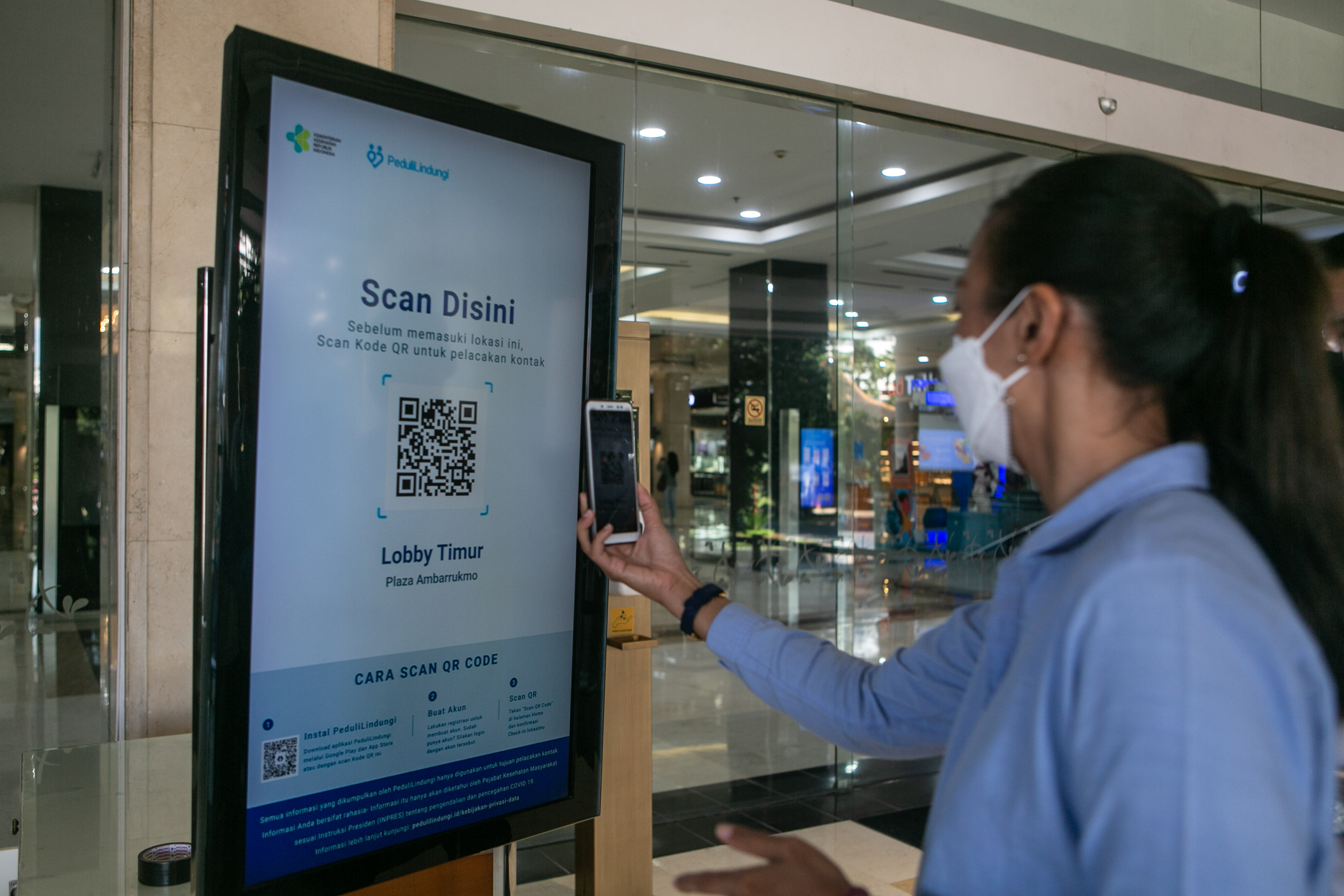 Ujicoba Pembukaan Pusat Perbelanjaan  saat PPKM di Yogyakarta