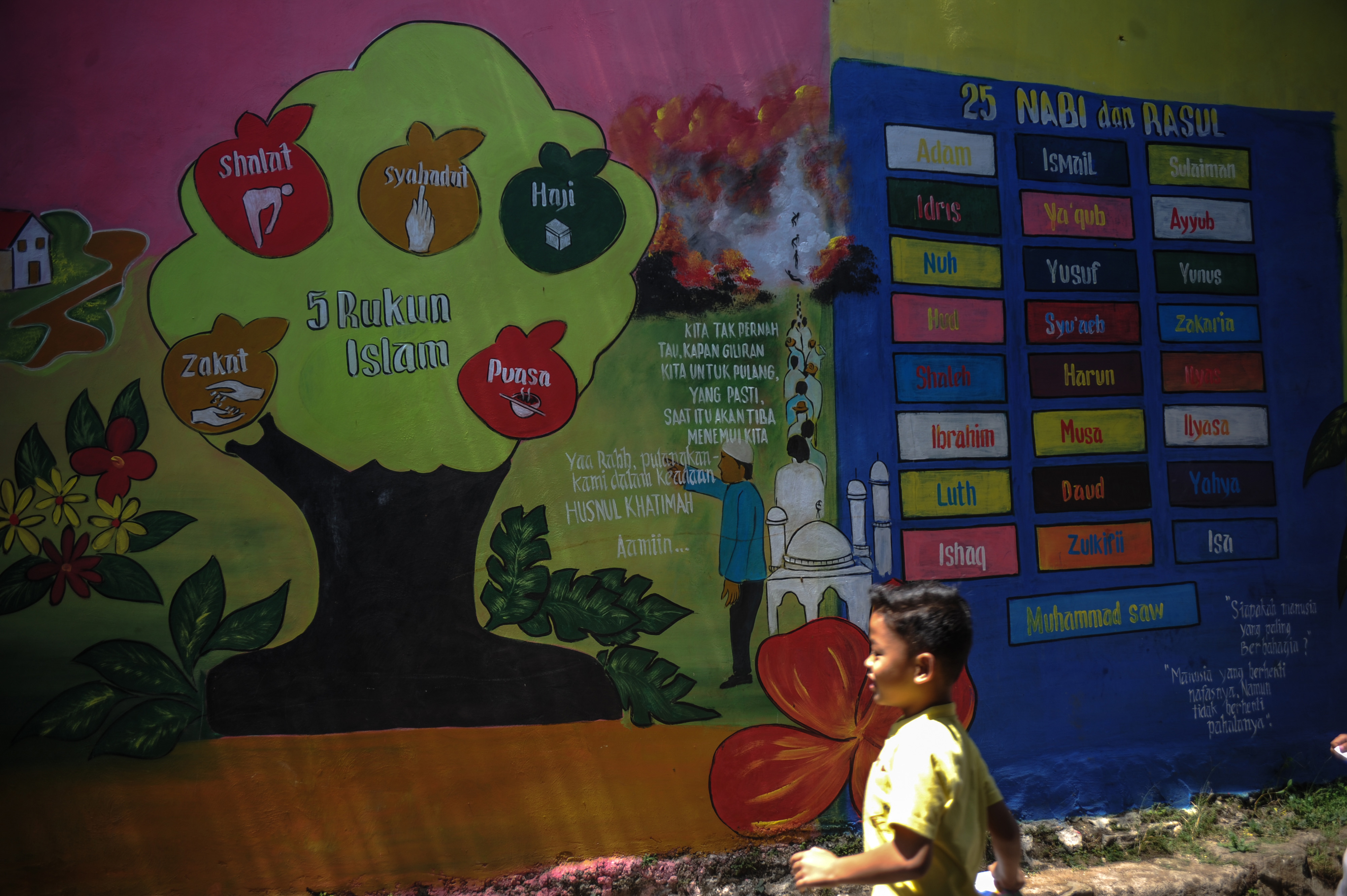 Kampung Mural Religi di Kabupaten Bandung