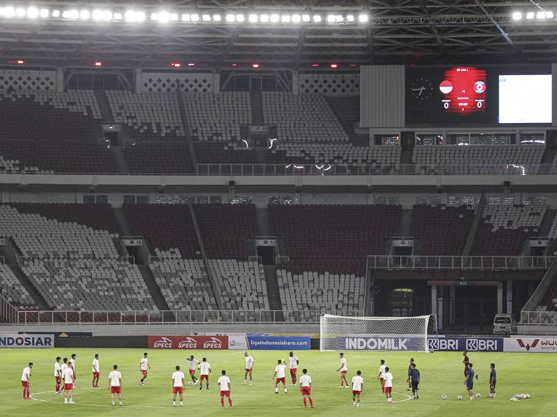 Latihan Persik Kediri Jelang Laga Pembukaan BRI Liga 1