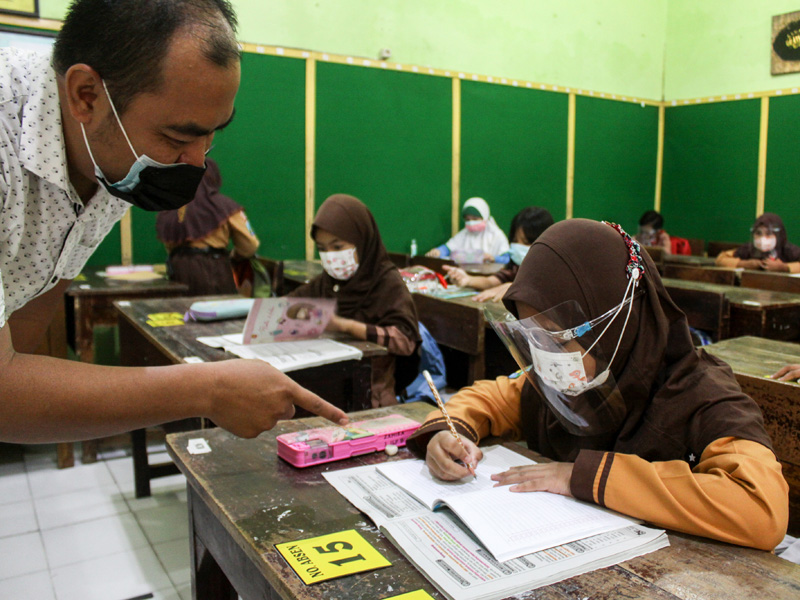 Uji Coba Pembelajaran Tatap Muka Di Sidoarjo