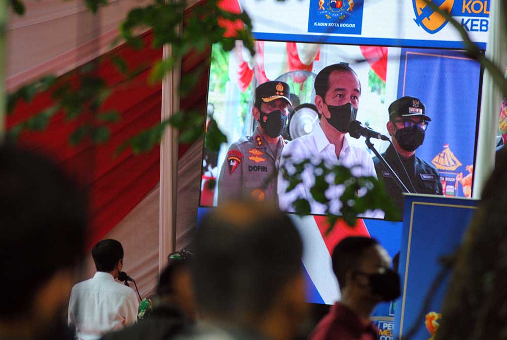 Presiden Tinjau Vaksinasi Kolaborasi Kebangsaan