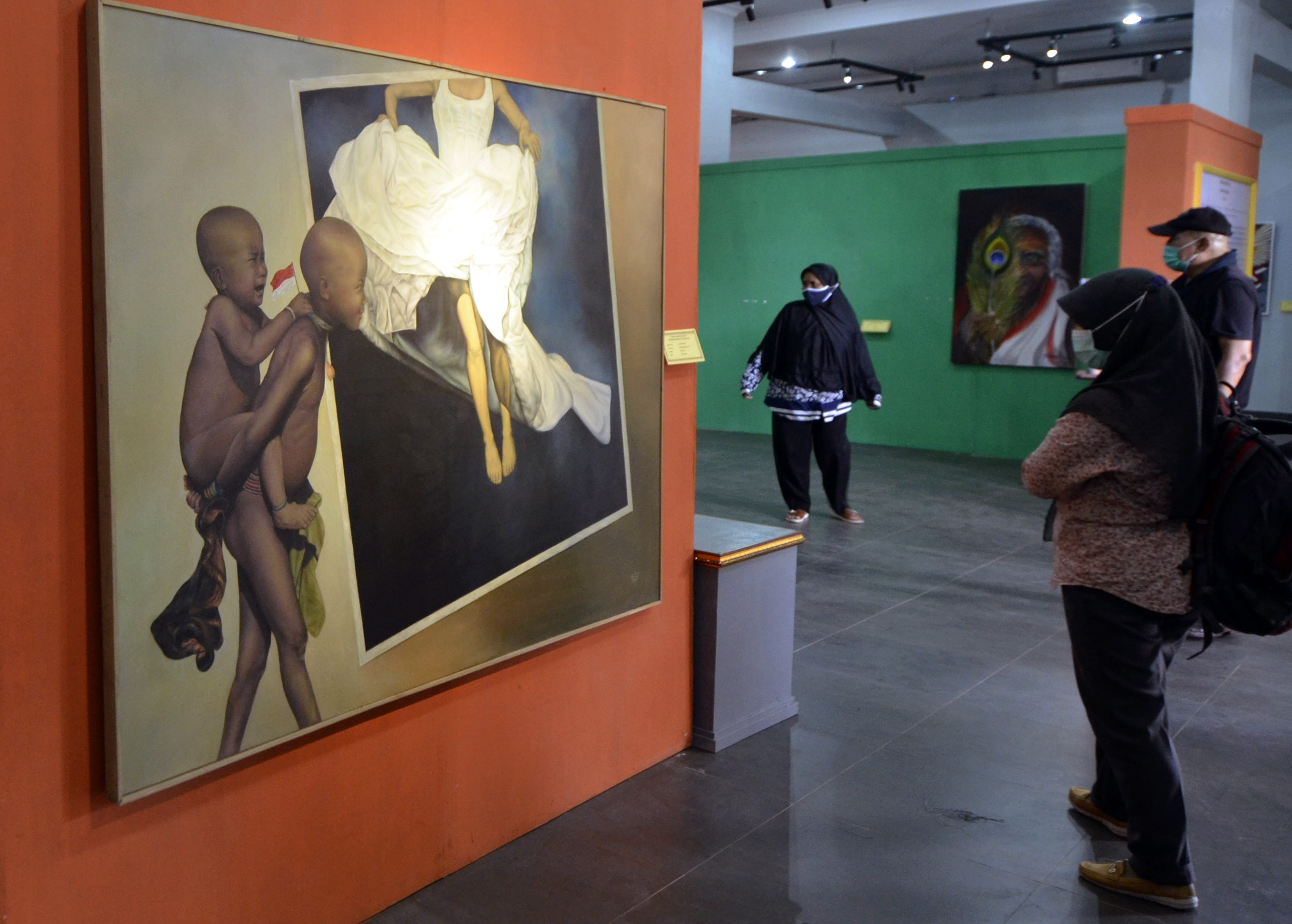 Pameran Lukisan Solidaritas Kebangsaan di Lampung