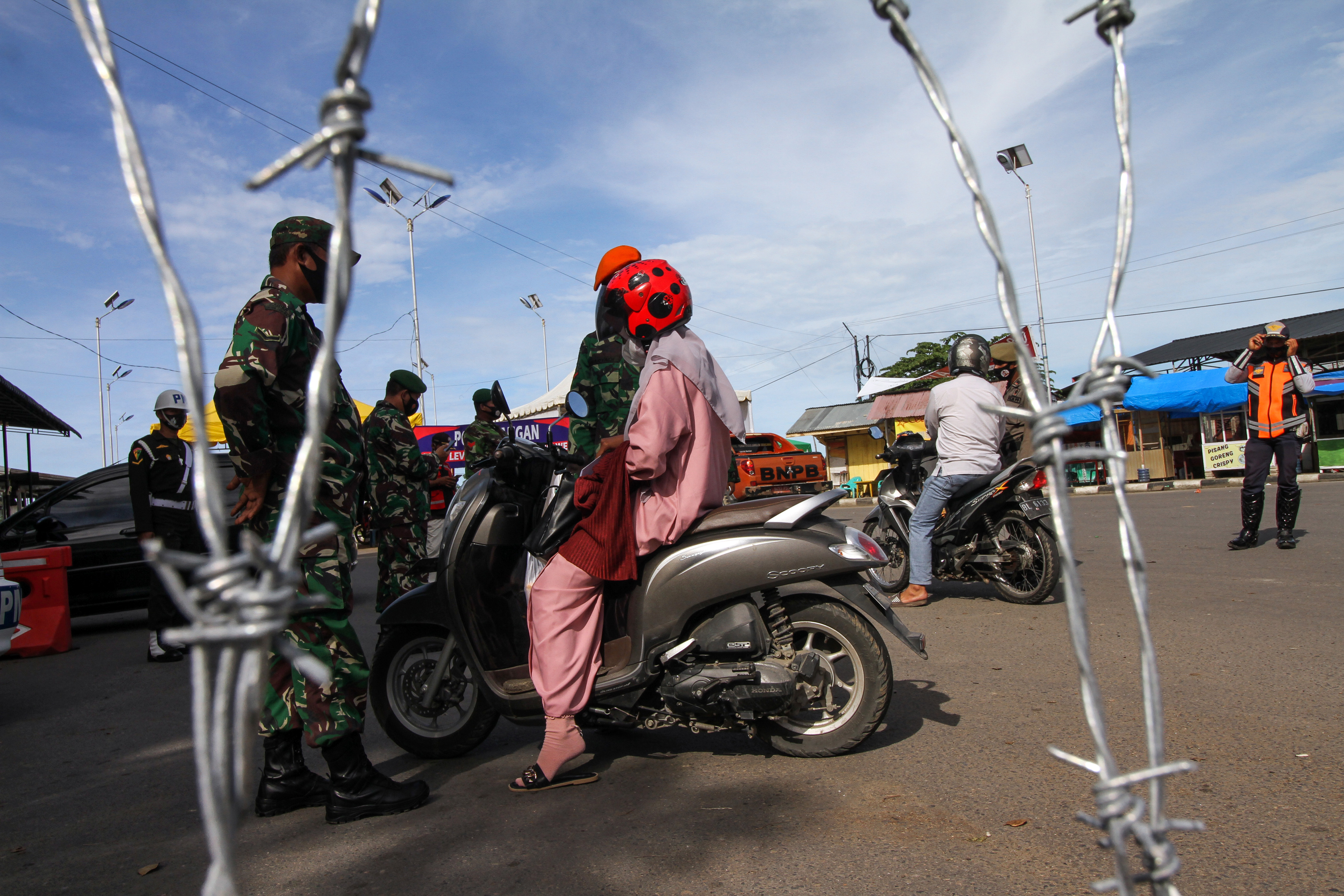 Penyekatan Zona Merah Lhokseumawe