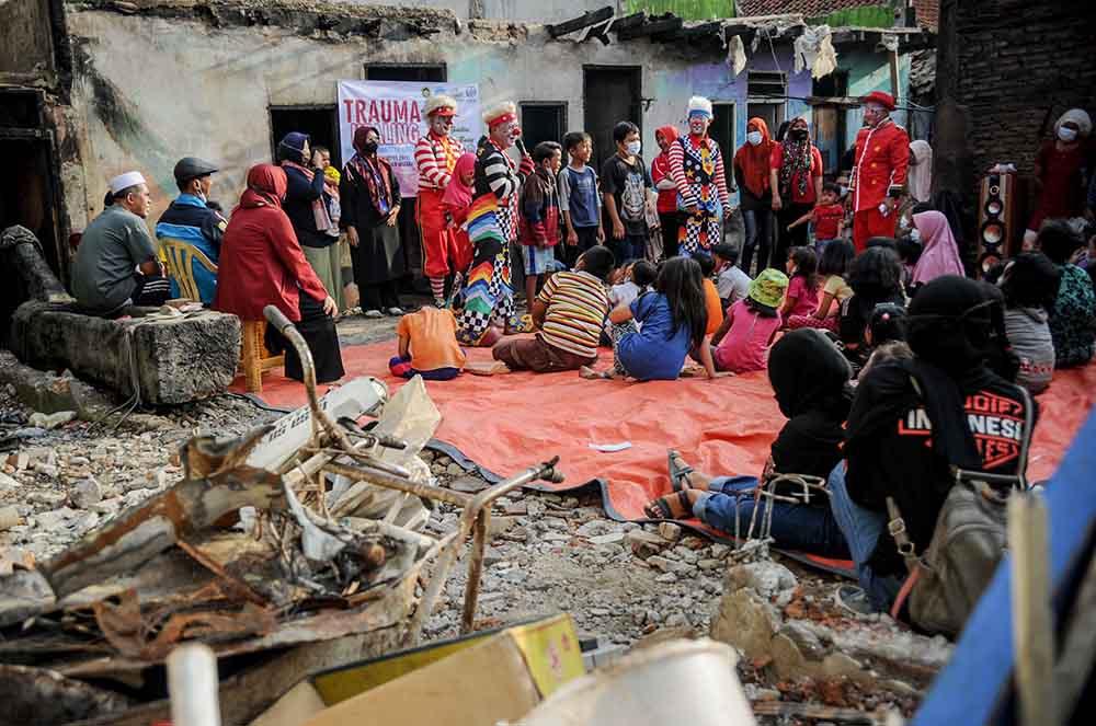 Trauma Healing Terhadap Anak-Anak Korban Kebakaran