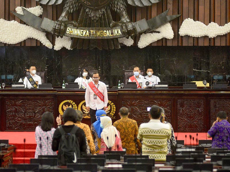 Gladi Kotor Pidato Presiden Jokowi Pada Sidang Tahunan MPR 2020