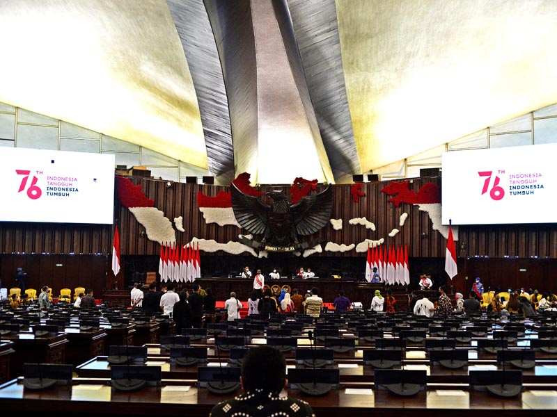 Gladi Kotor Pidato Presiden Jokowi Pada Sidang Tahunan MPR 2020