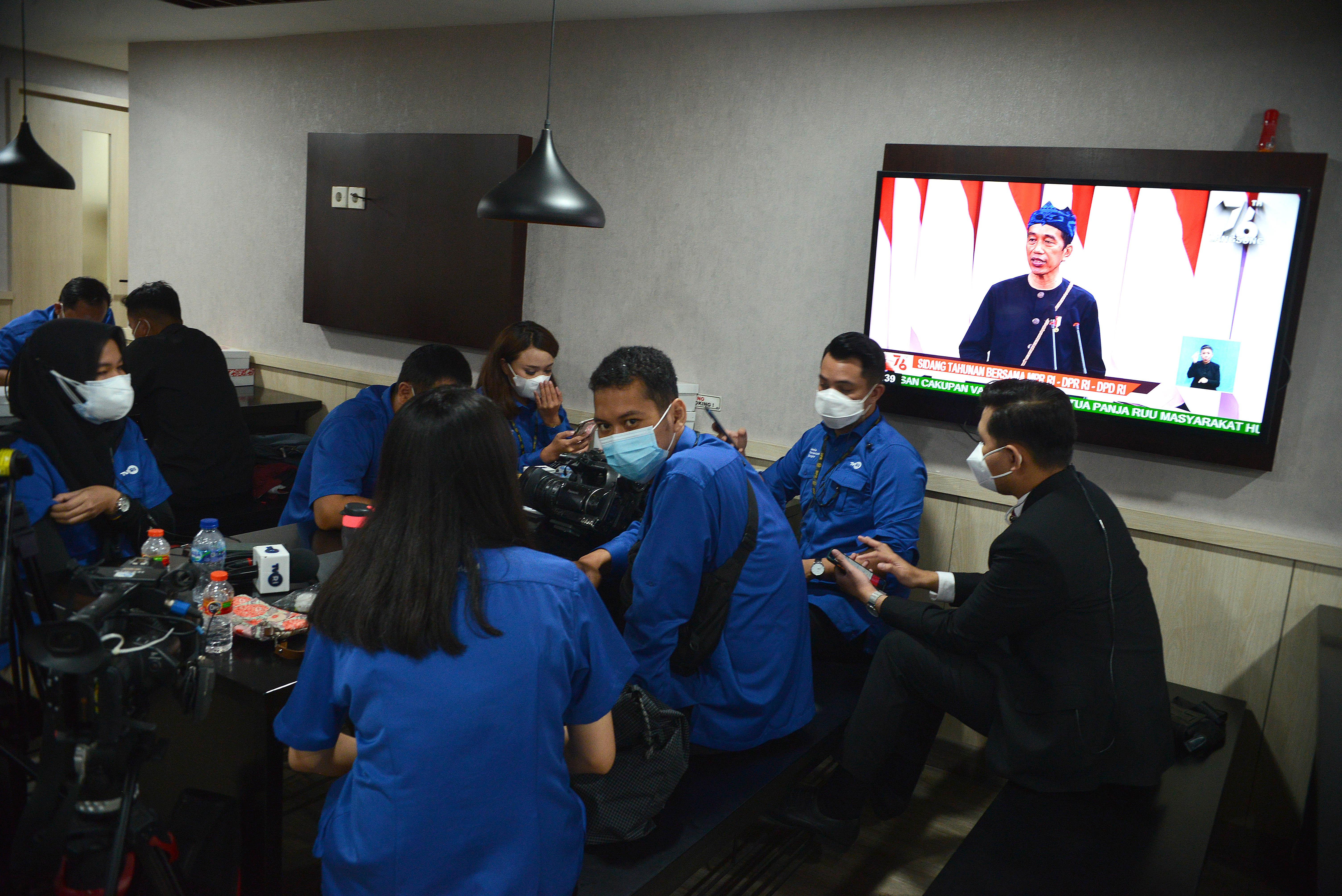 Presiden Jokowi Sampaikan Pidato Pada Sidang Tahunan MPR RI