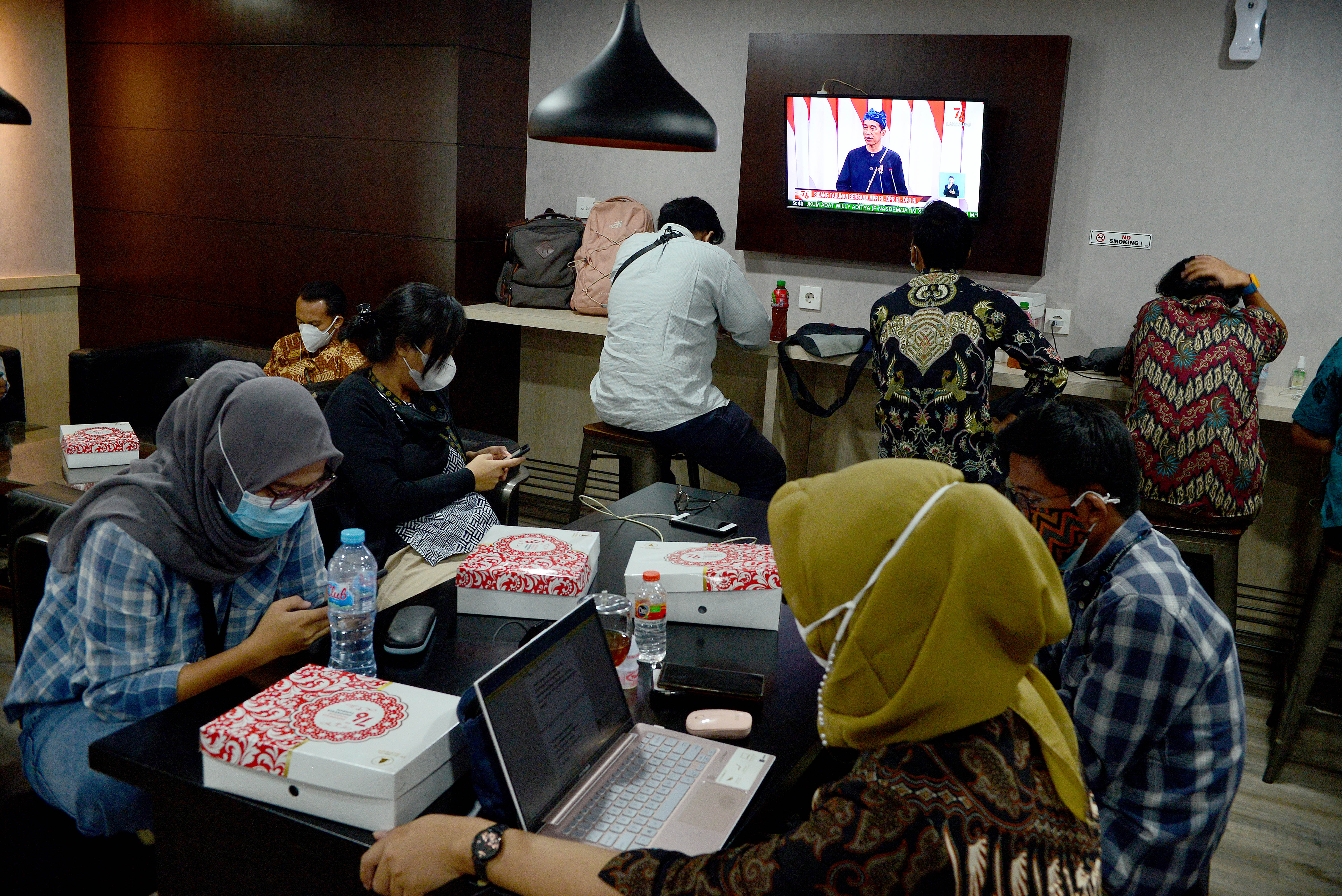 Presiden Jokowi Sampaikan Pidato Pada Sidang Tahunan MPR RI