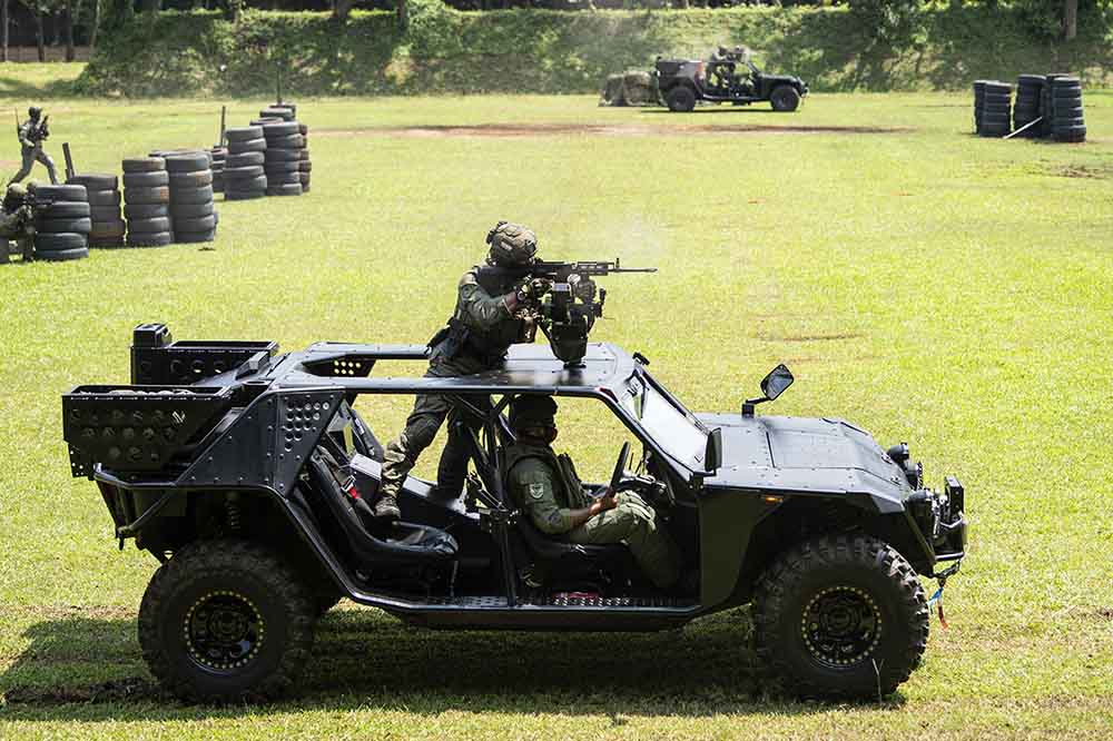 Latihan Bersama Yontaifib Dengan Mariniri AS