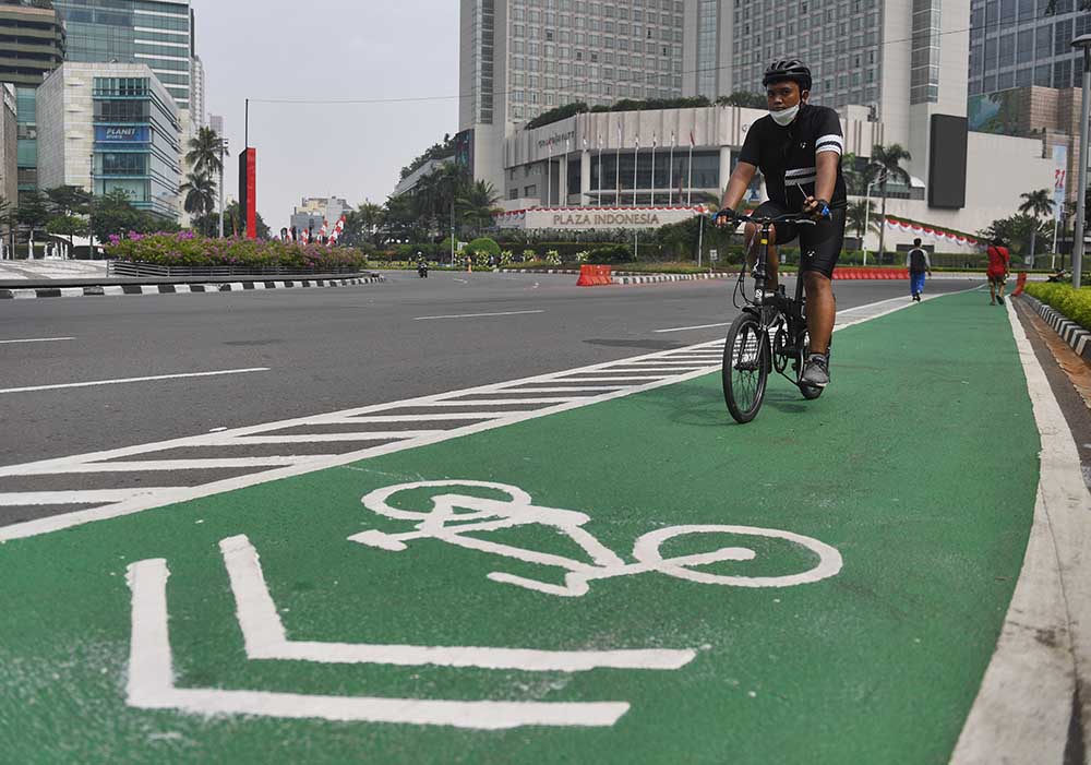 Warga Mulai Olahraga Saat PPKM Level 3