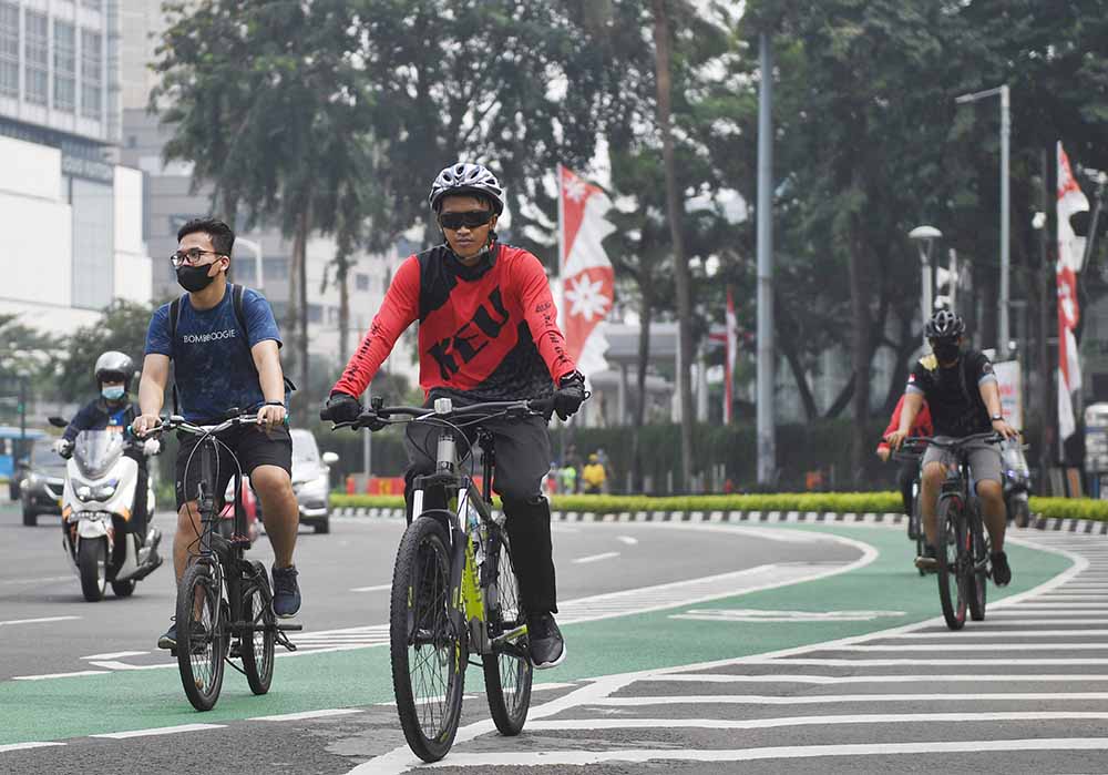 Warga Mulai Olahraga Saat PPKM Level 3