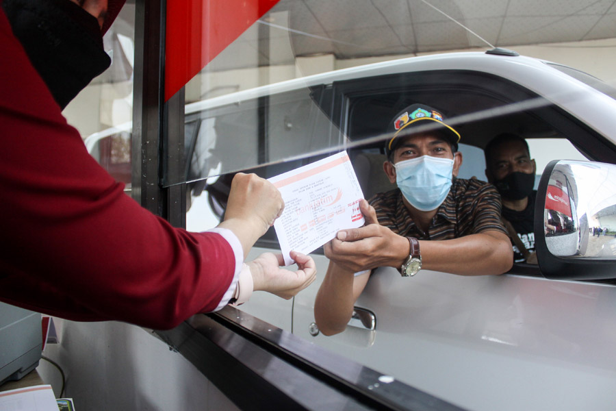 Pelayanan Pajak Daerah Secara Drive Thru di Sidoarjo