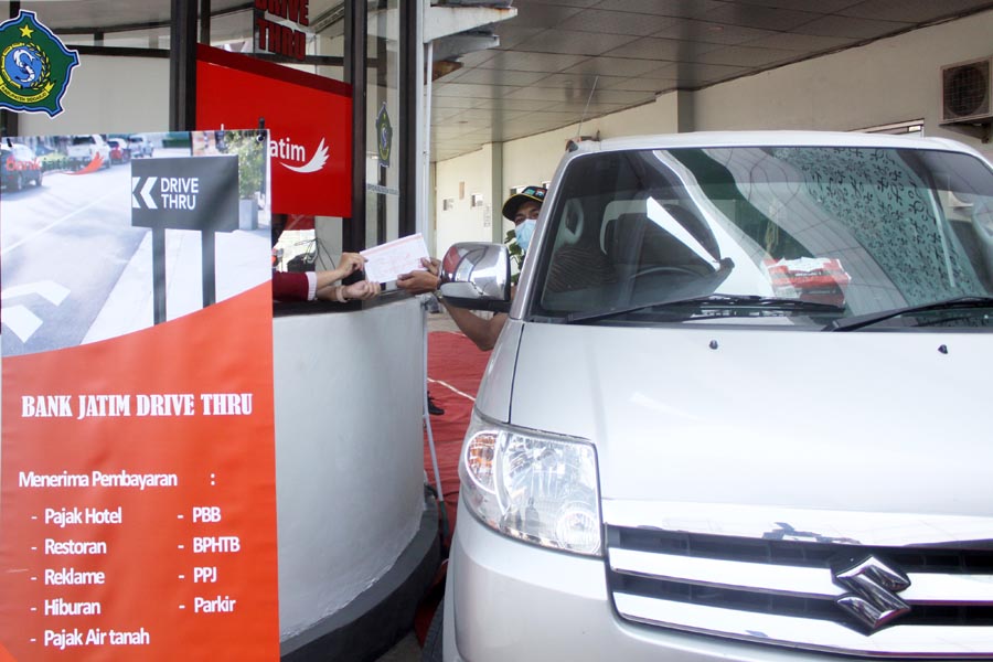 Pelayanan Pajak Daerah Secara Drive Thru di Sidoarjo