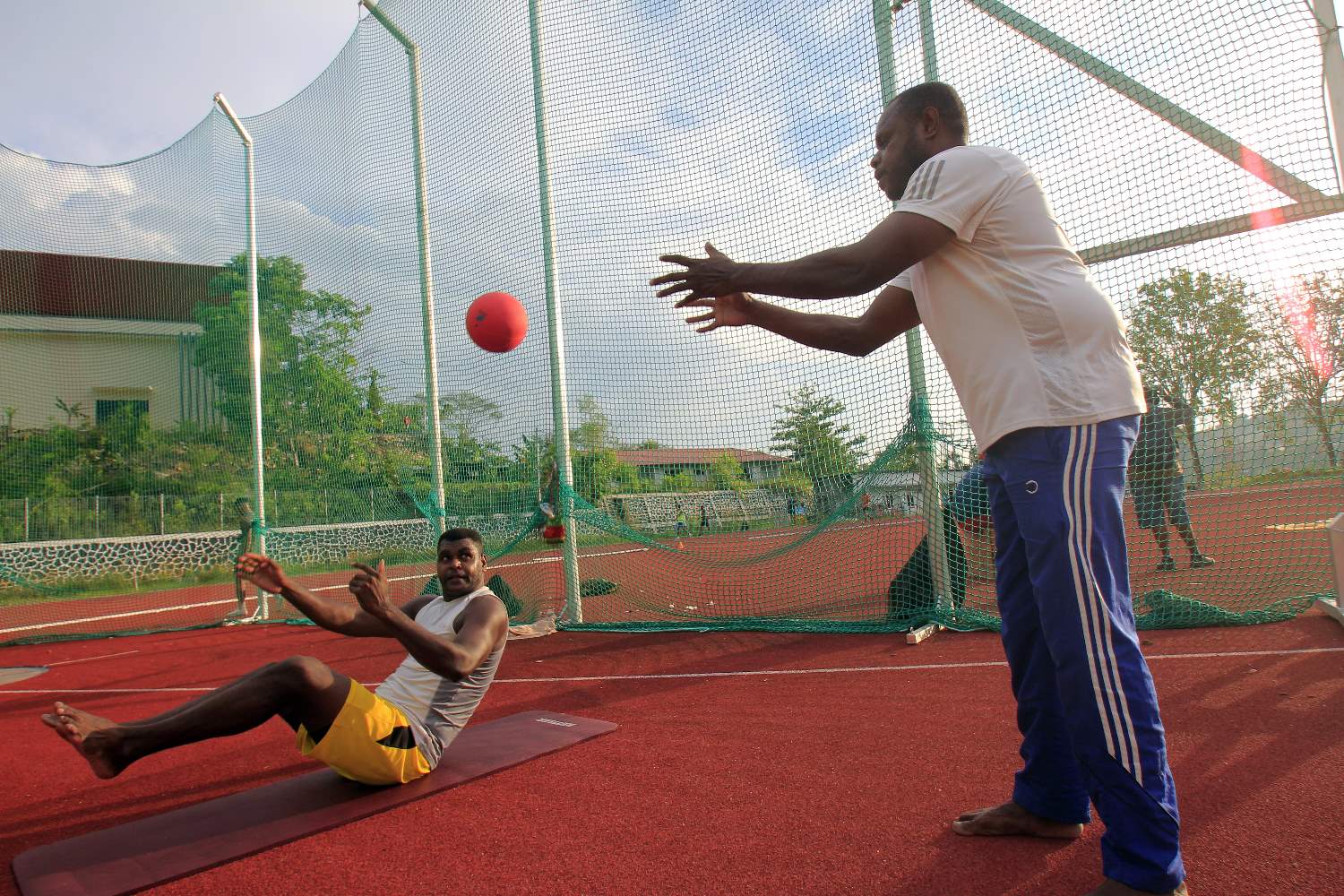 Latihan Cabor Atletik Papua
