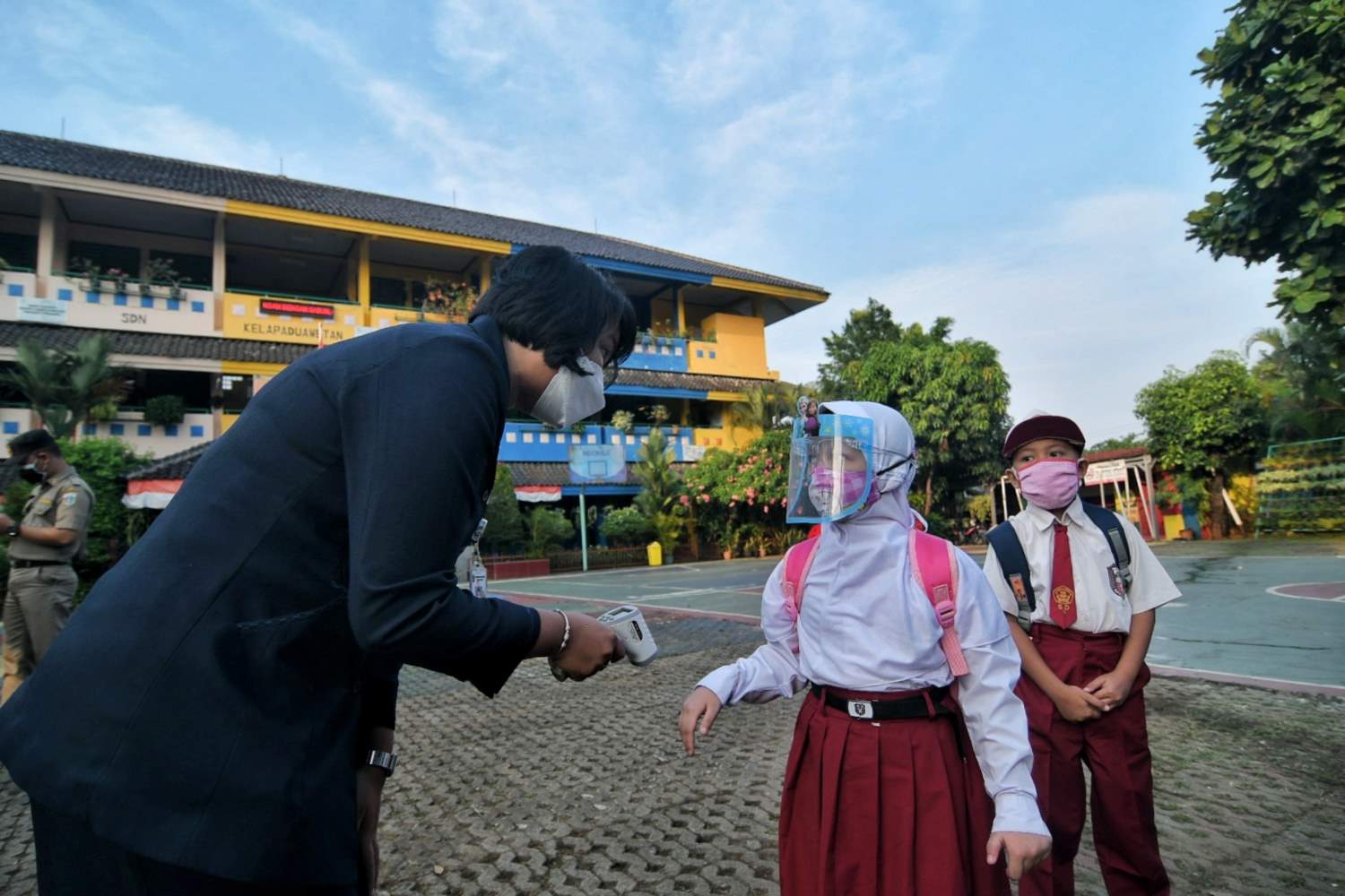 Hari Pertama Pembelajaran Tatap Muka di Jakarta