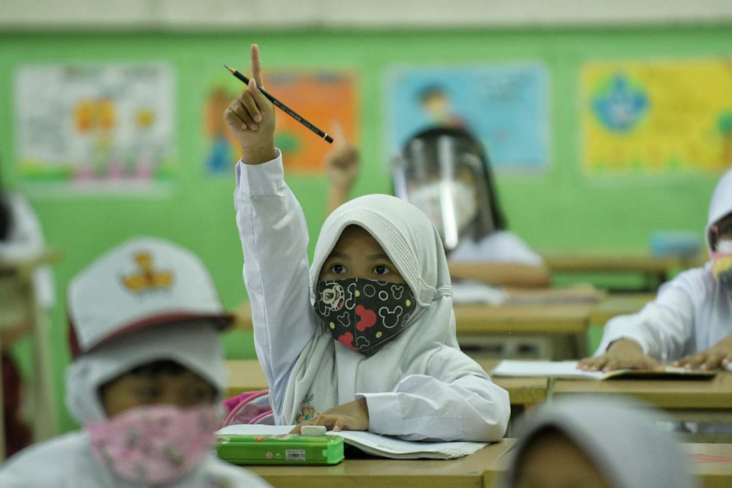 Hari Pertama Pembelajaran Tatap Muka di Jakarta