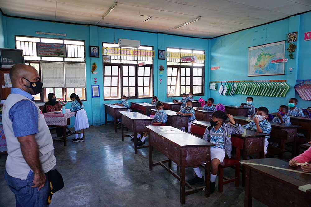 Pembelajaran Tatap Muka Terbatas di Sorong
