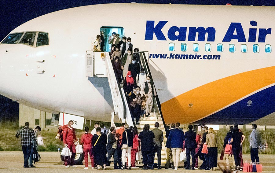 Pengungsi Afghanistan Terakhir Tiba di Makedonia Utara 