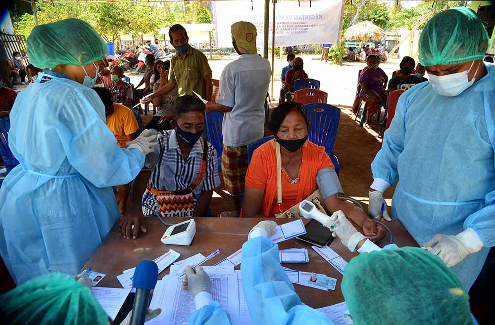 Vaksinasi Covid-19 Masyarakat Pulau