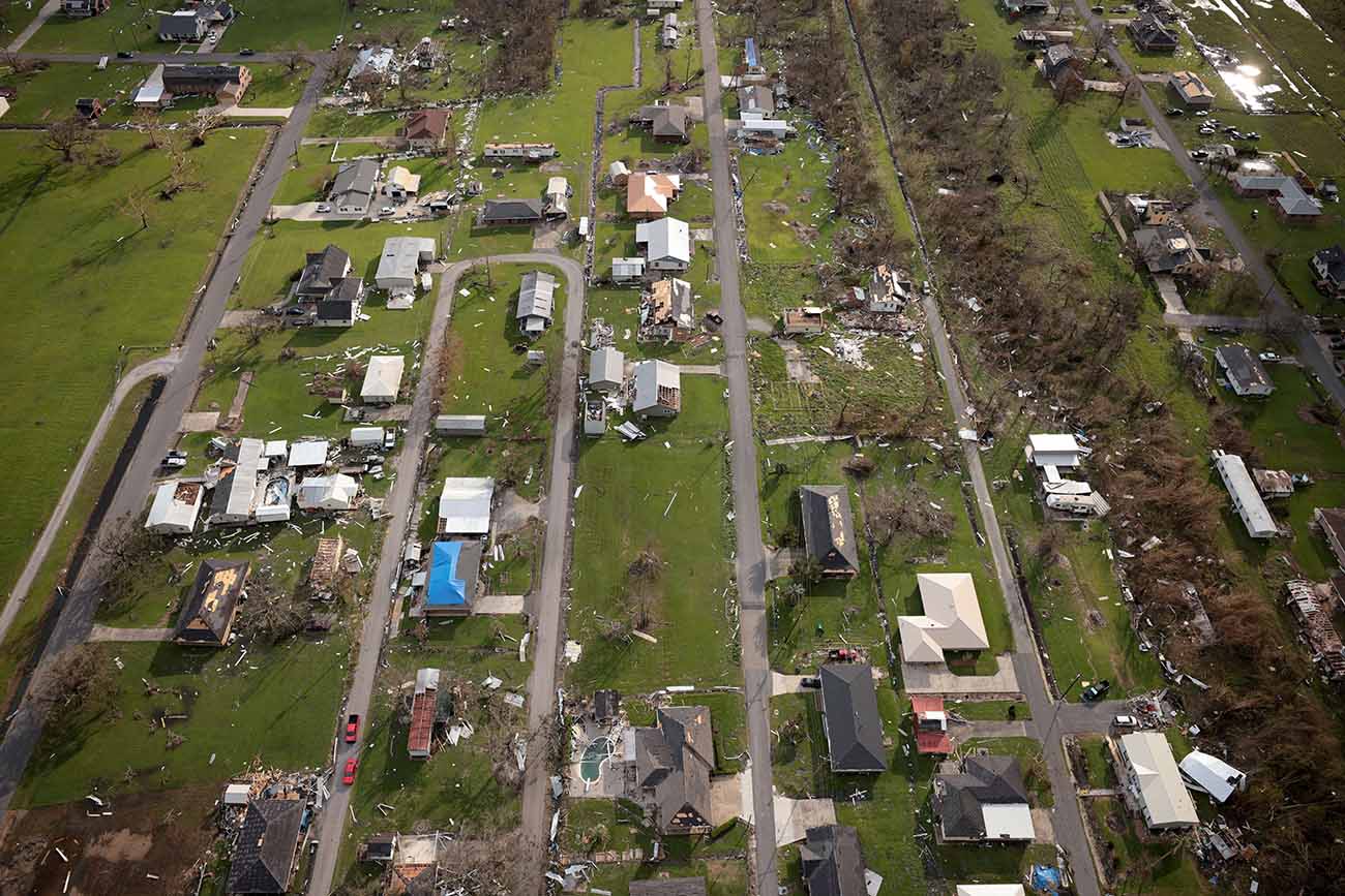 Dampak Kerusakan Badai Ida di AS