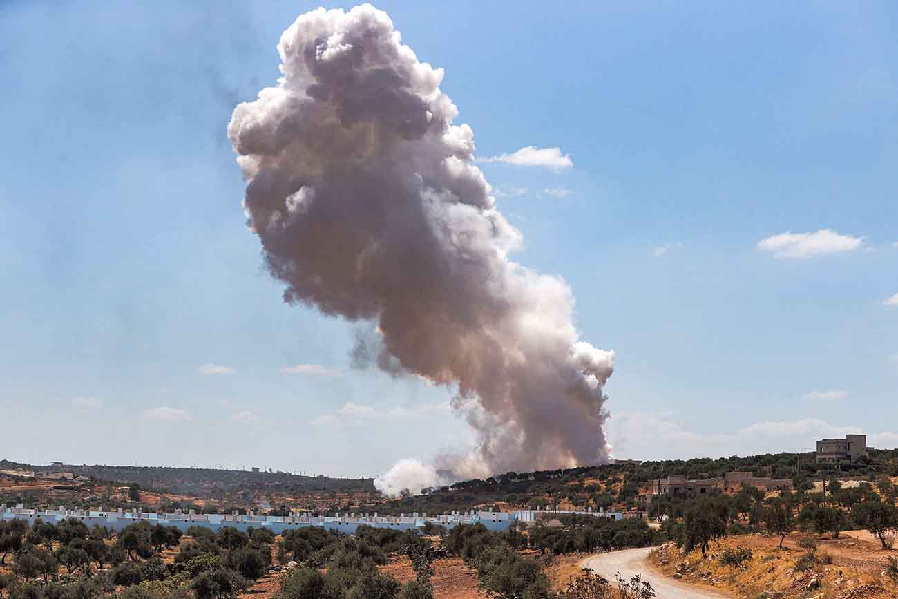 Serangan Udara di Kamp Pengungsi Suriah