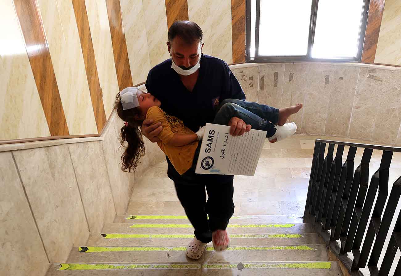 Serangan Udara di Kamp Pengungsi Suriah