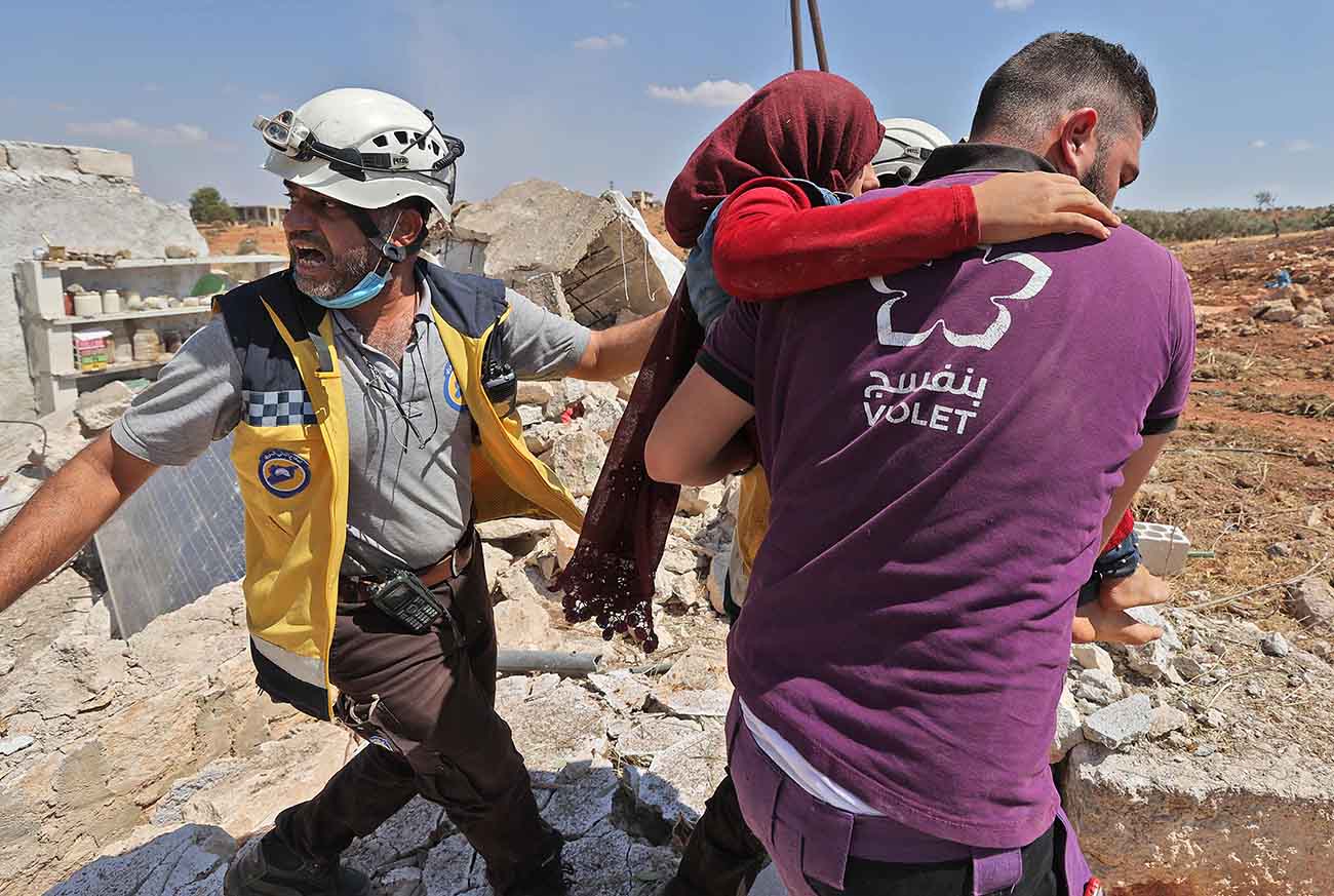 Serangan Udara di Kamp Pengungsi Suriah