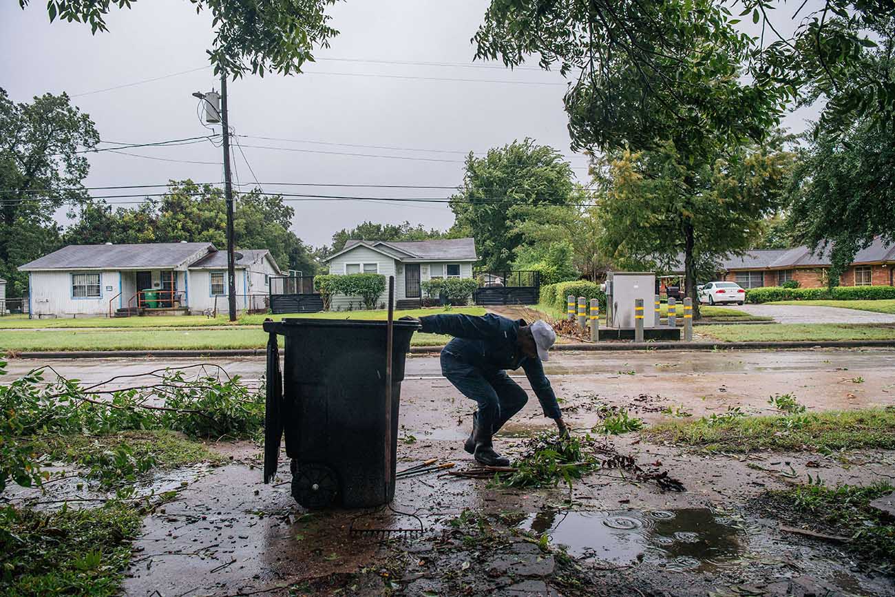 Badai Nicholas Mendarat di Texas