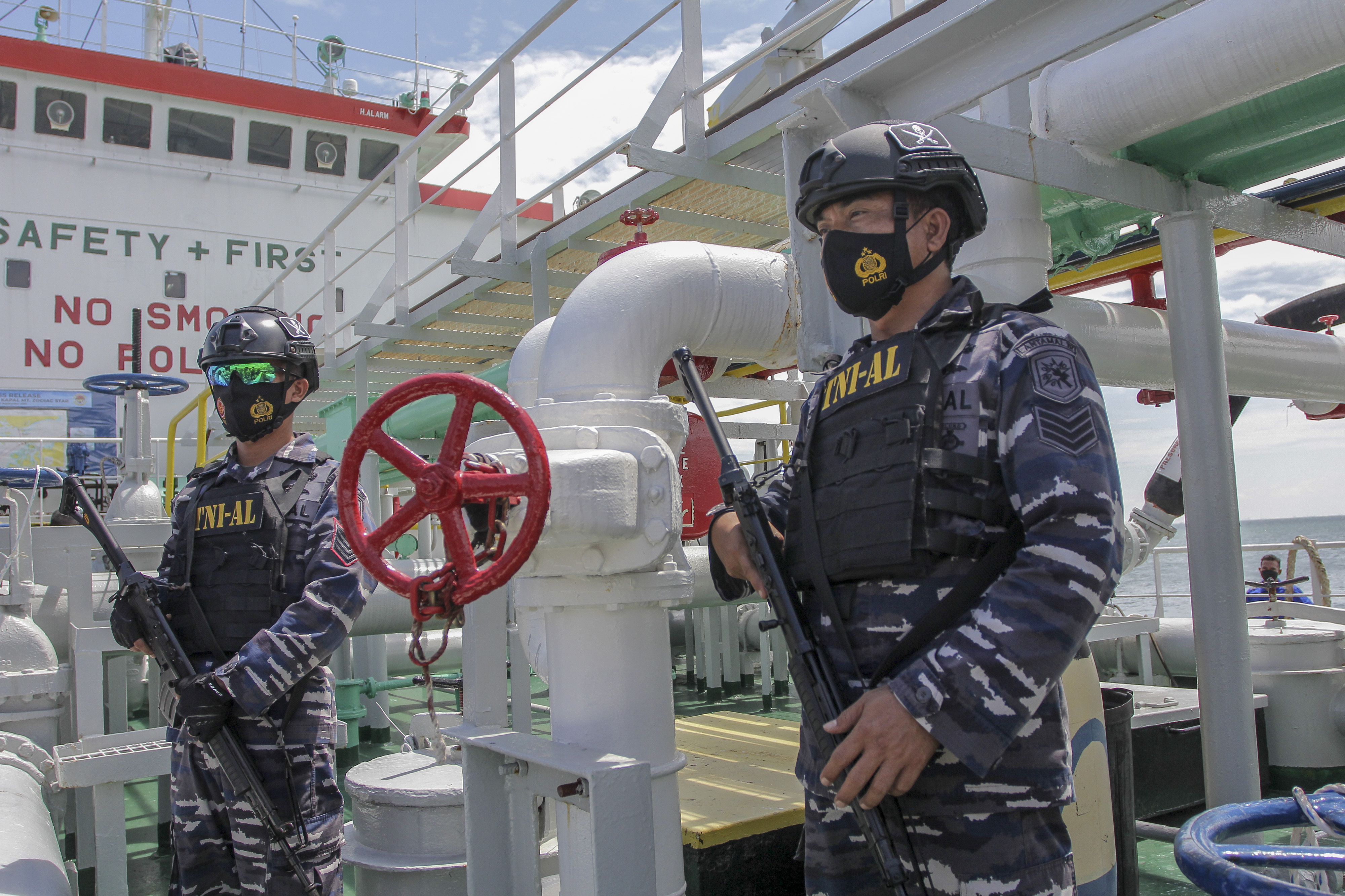 TNI AL Tangkap Kapal Tanker Berbendera Panama