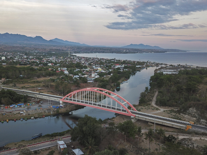 Jembatan Samota Dengan Teknologi Struktur Plengkung