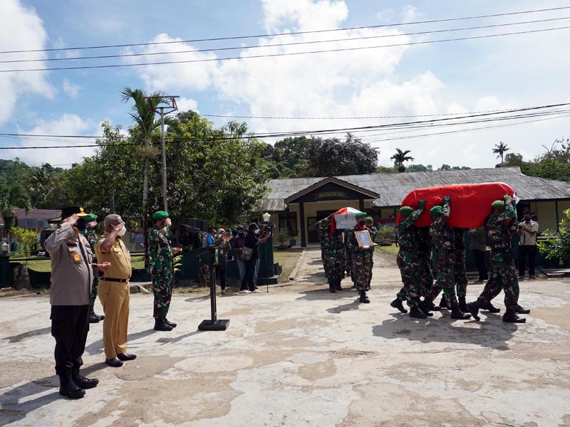 Pelepasan Jenazah Korban Kelompok Teroris Di Papua Barat