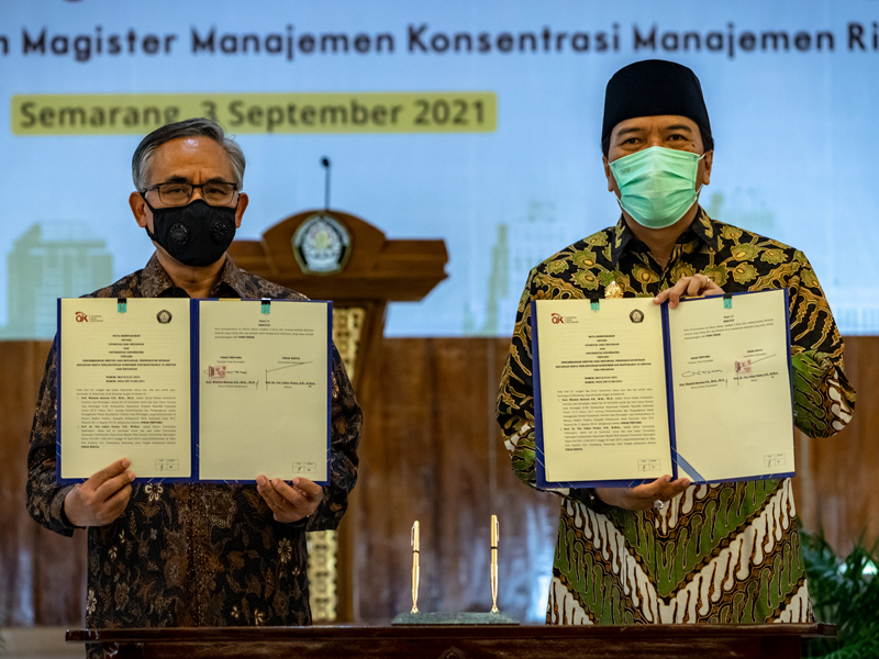 Peluncuran Program Magister Kerja Sama Undip Dan OJK