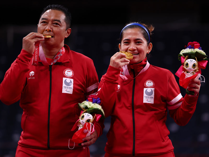 Emas Ganda Campuran Badminton Paralimpiade Tokyo 2020