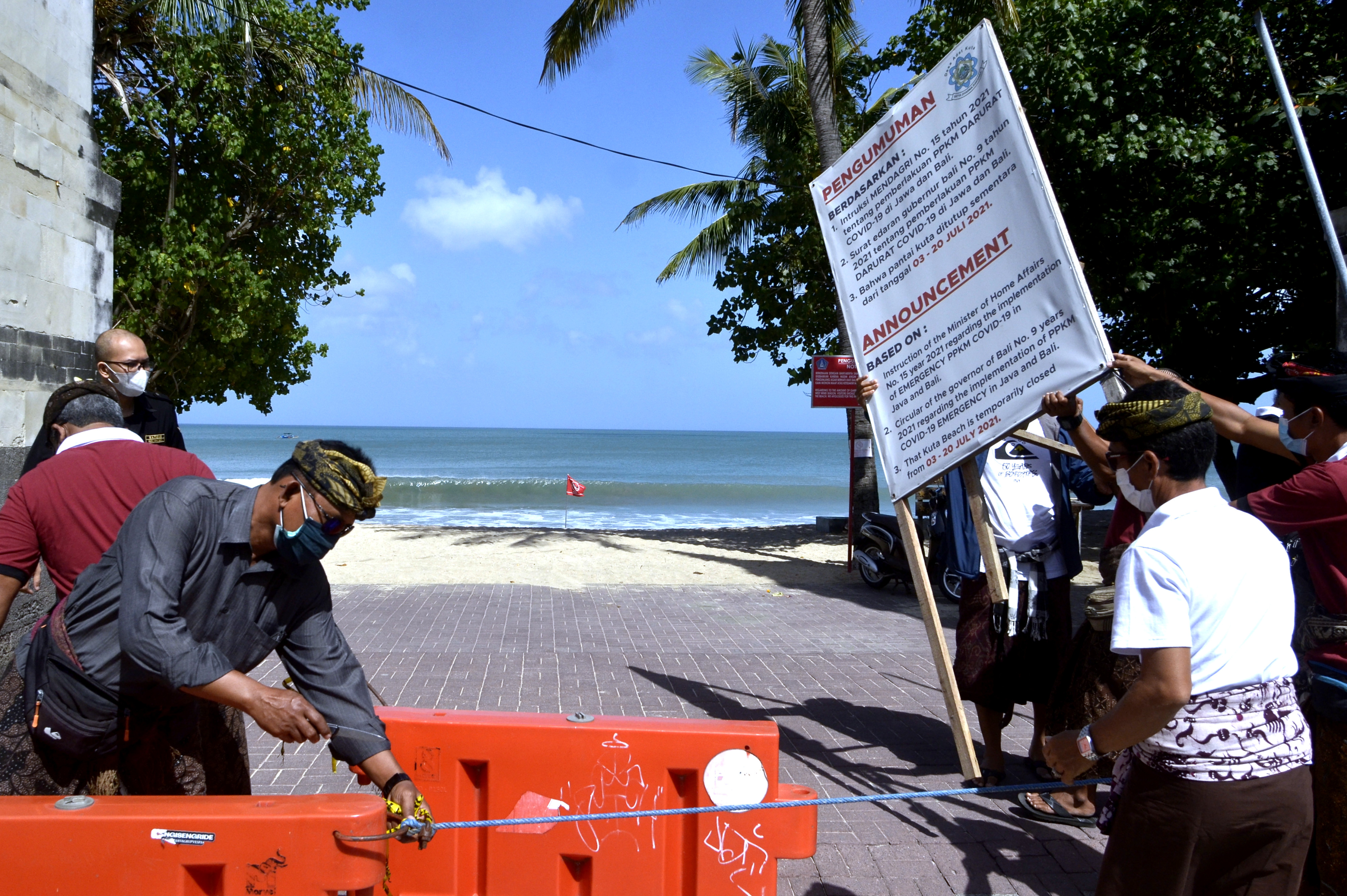Uji Coba Pembukaan Destinasi Wisata di Bali