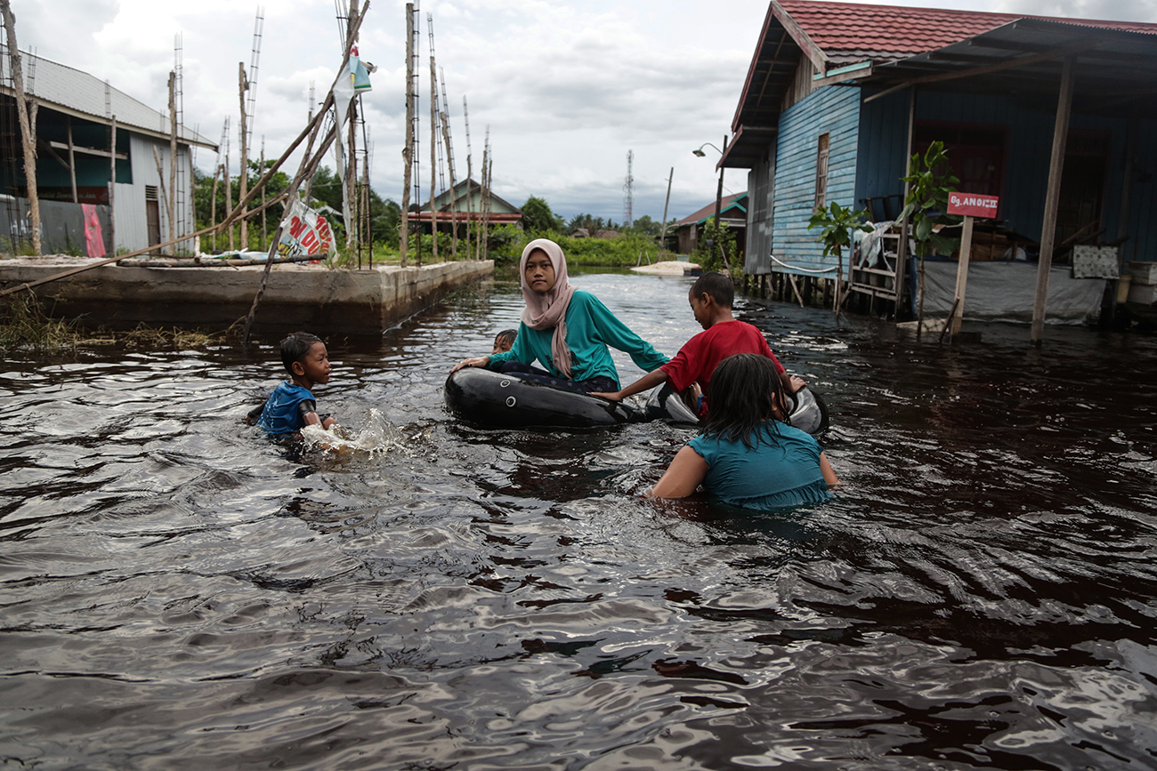 Siaga Darurat Bencana Banjir di Palangkaraya