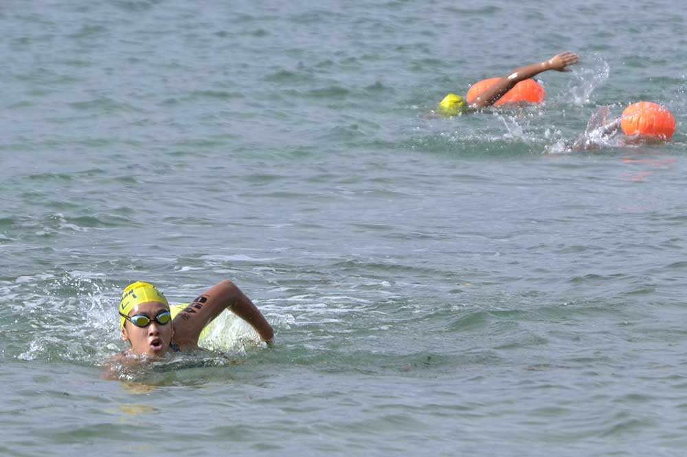 Renang Perairan Terbuka Oceanman Bali 2021