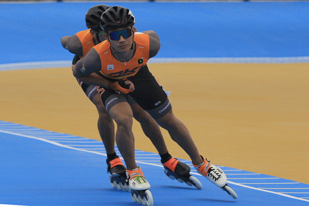 Uji Coba Lintasan Sepatu Roda