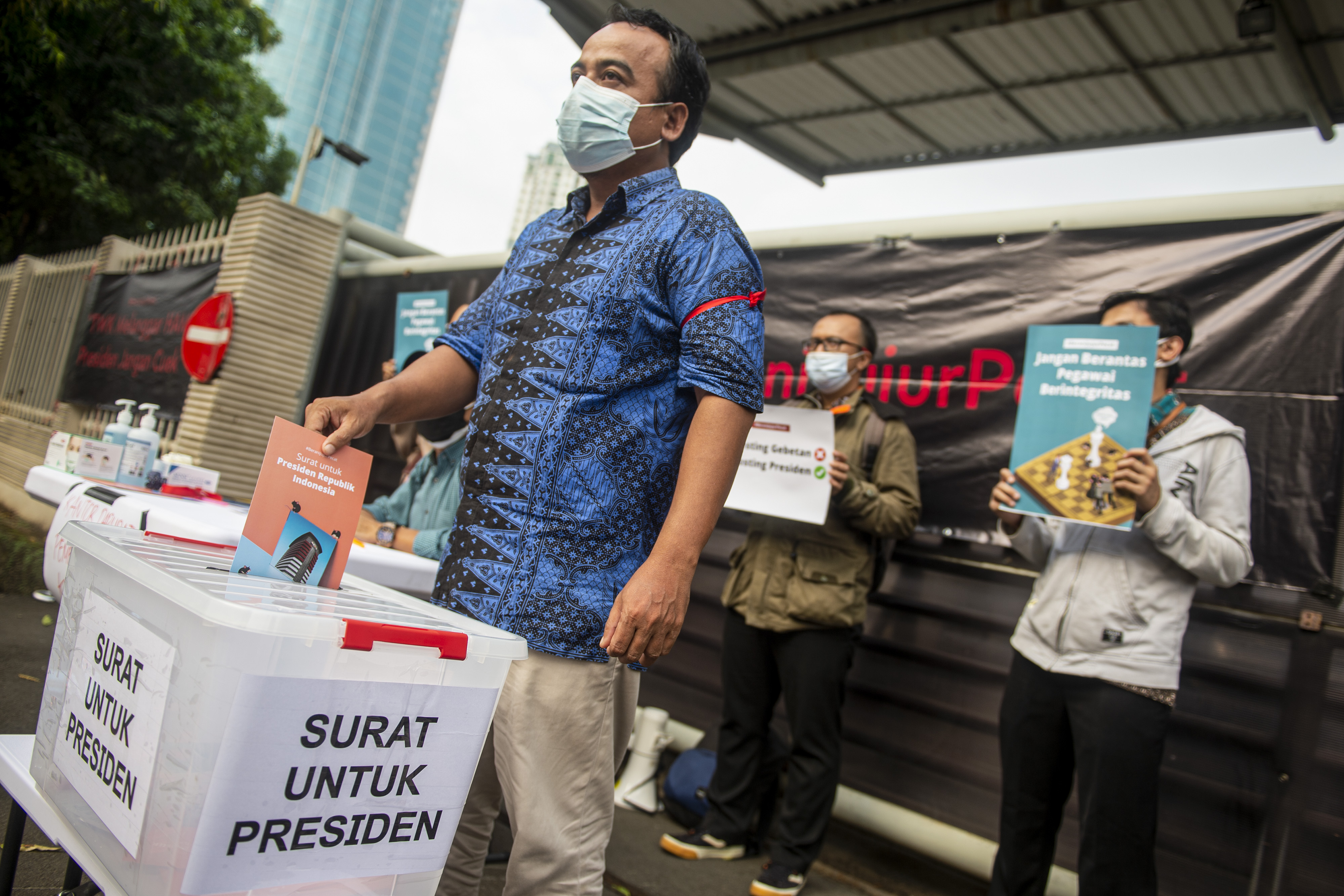 Aksi Anti Korupsi di Jakarta